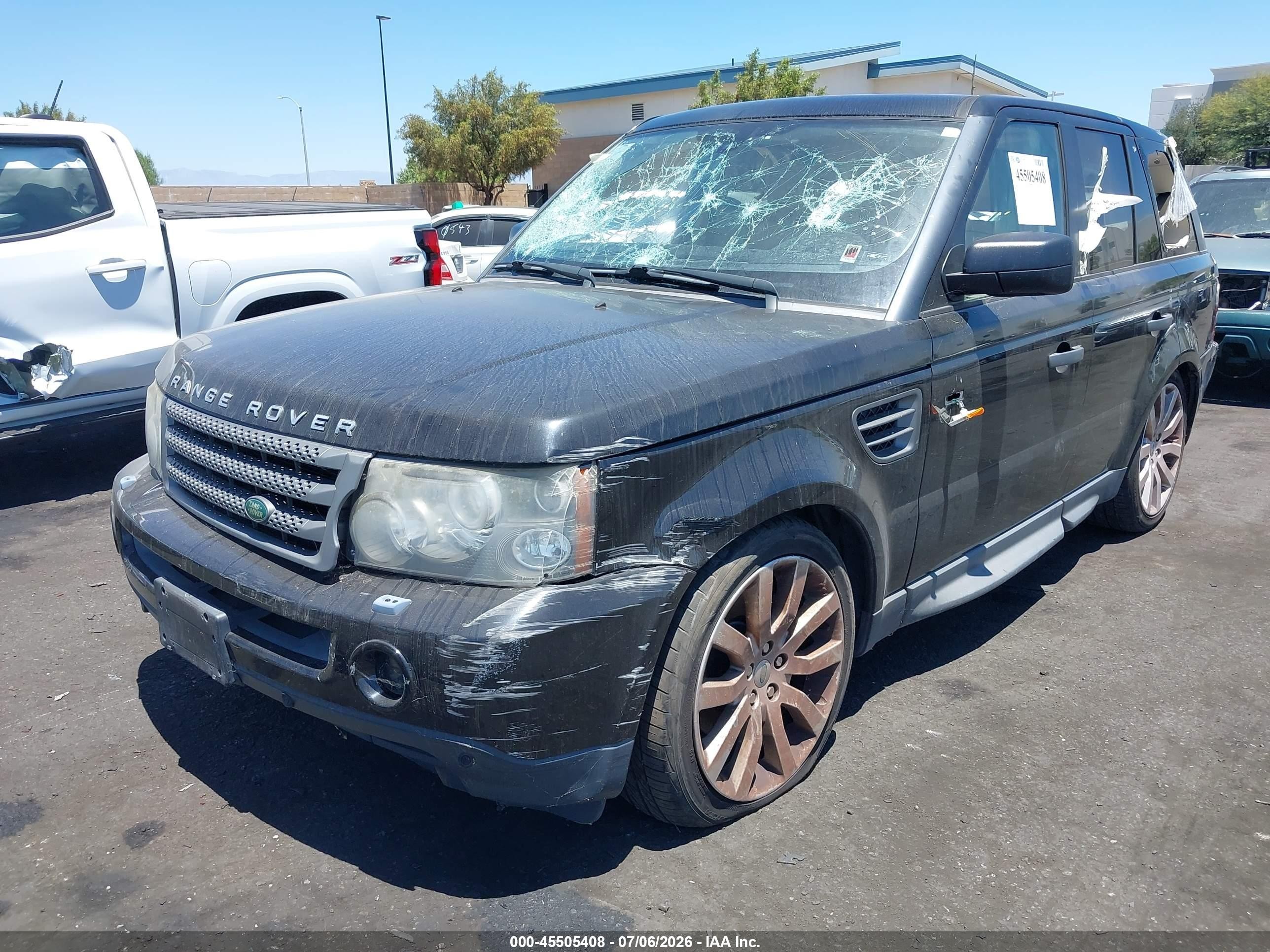 2006 Land Rover Range Rover Sport Hse Black vin: SALSF254X6A918266