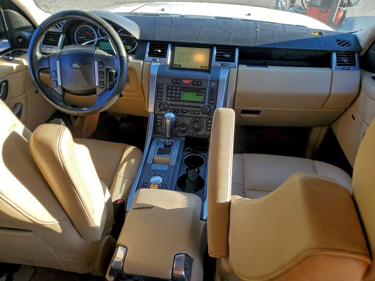 2007 Land Rover Range Rover Sport Hse White vin: SALSF254X7A113529
