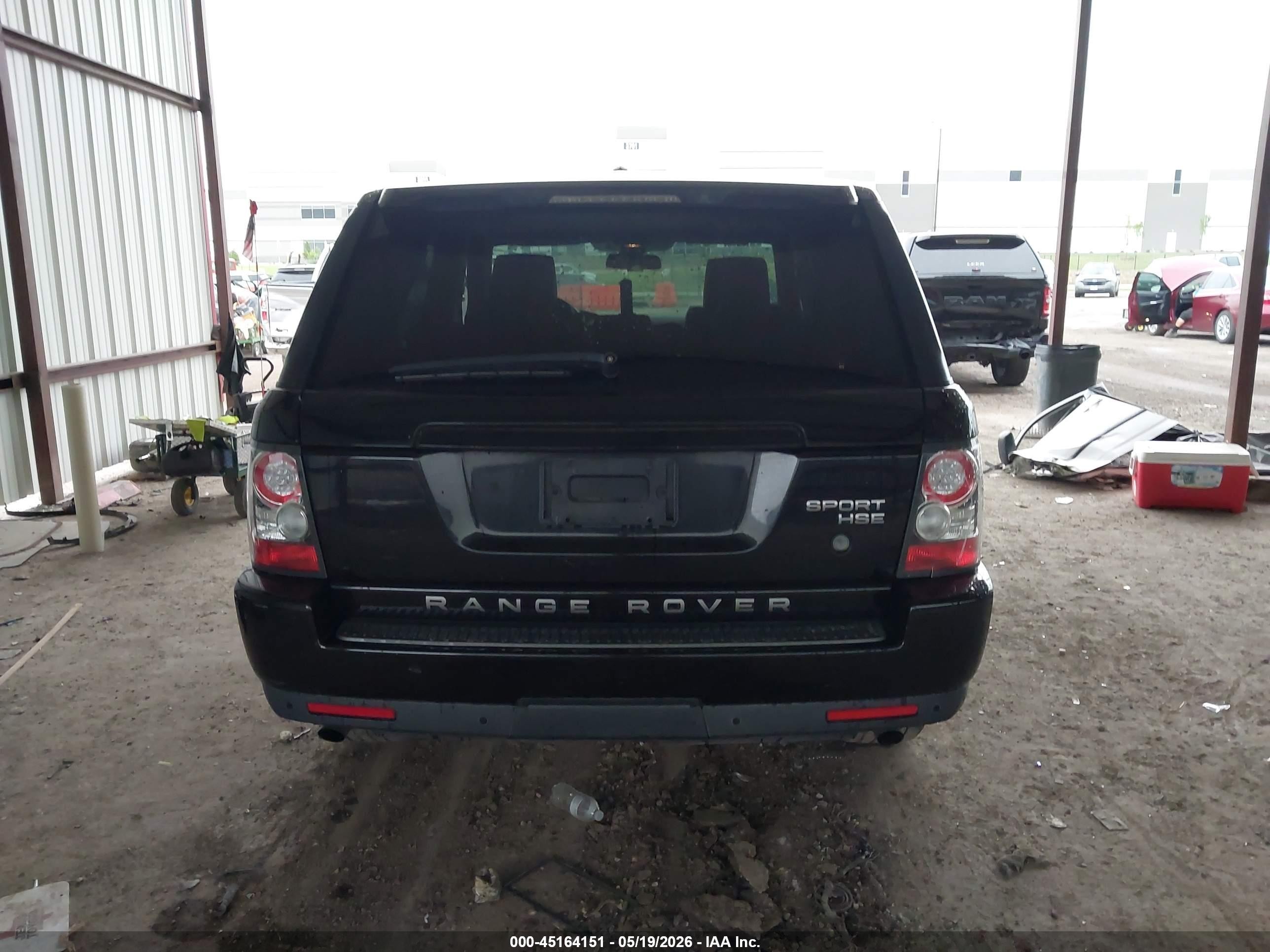 2011 Land Rover Range Rover Sport Hse Black vin: SALSF2D40BA703247