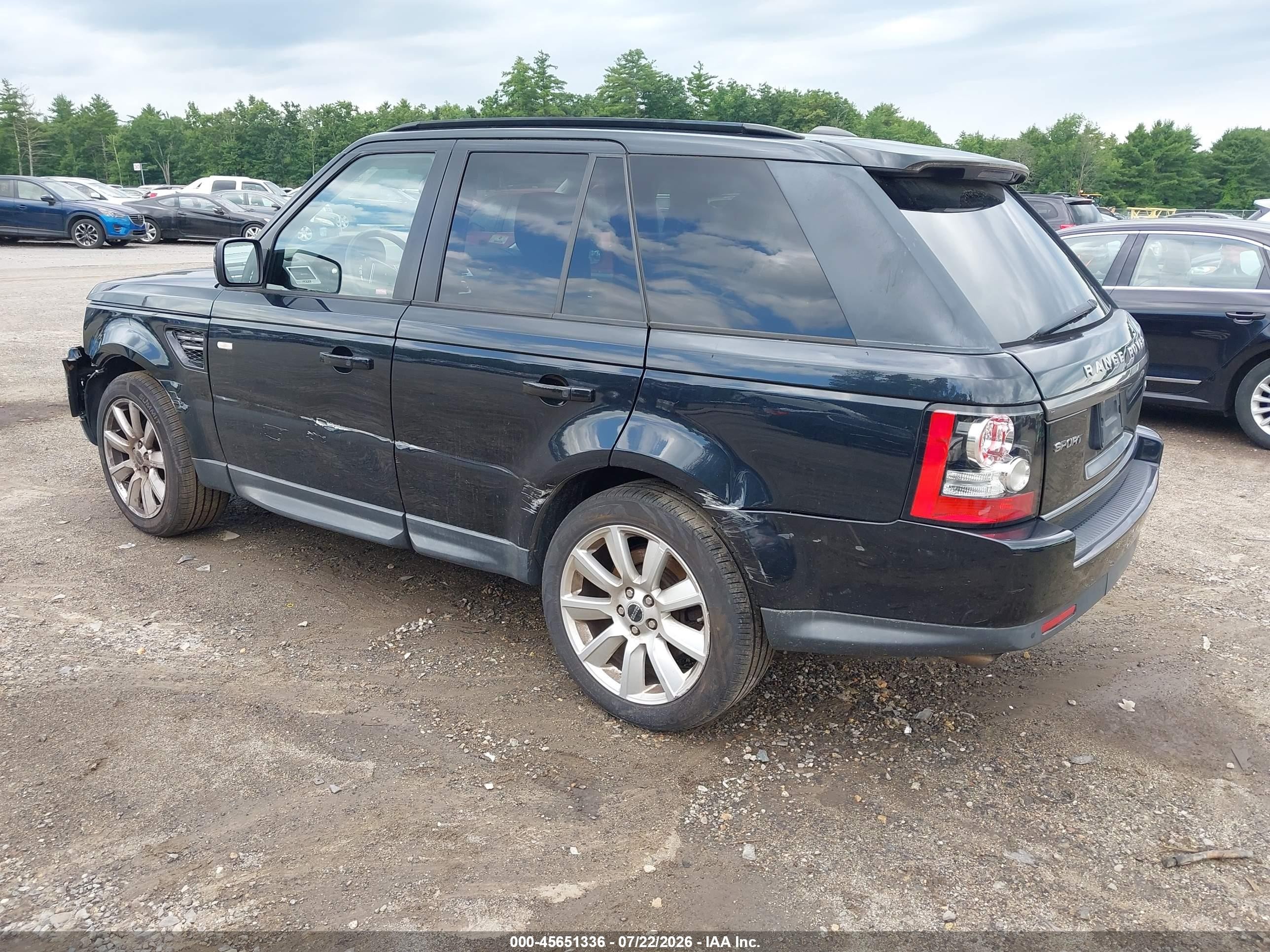 2012 Land Rover Range Rover Sport Hse Black vin: SALSF2D40CA731695