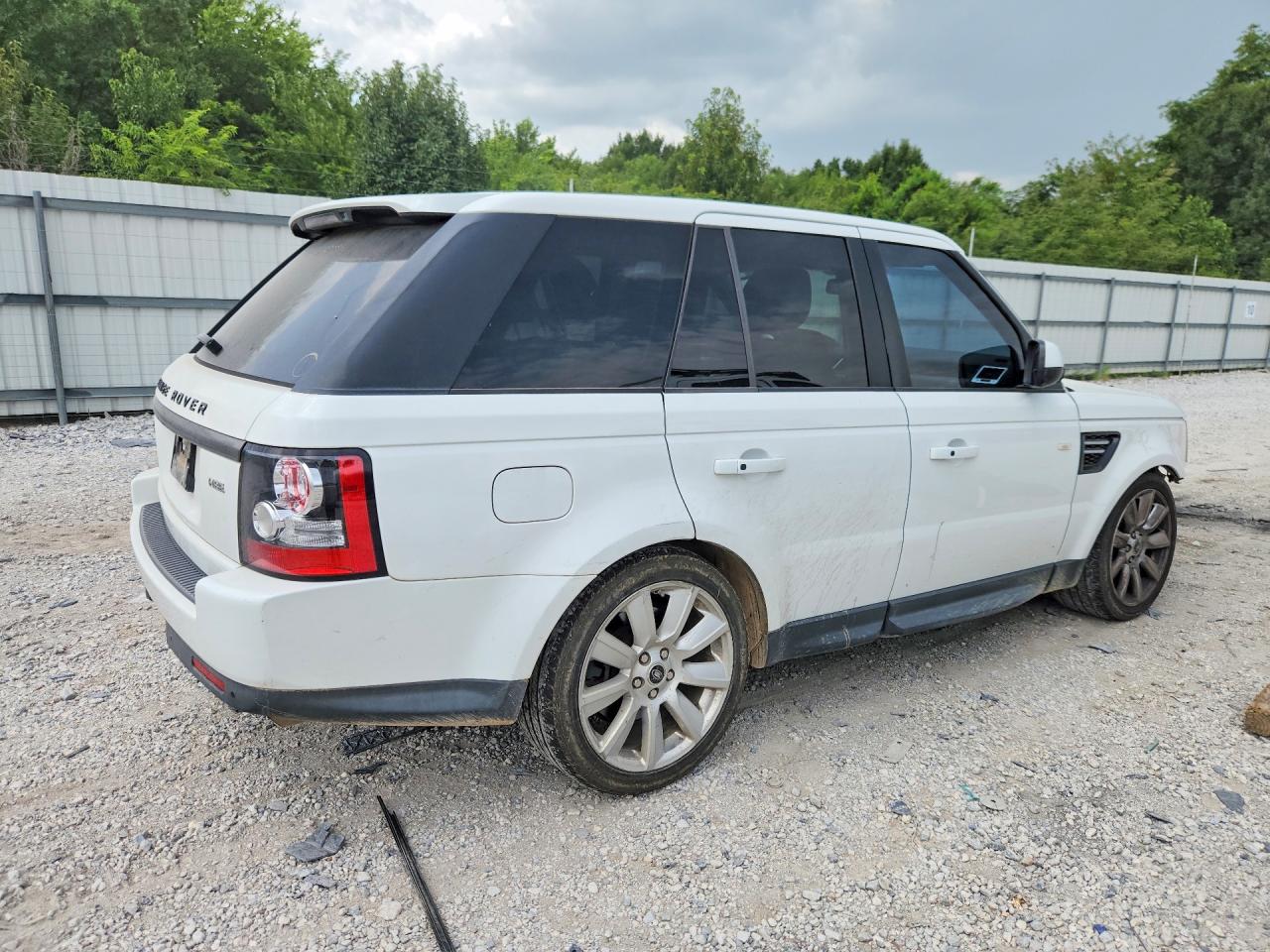 2013 Land Rover Range Rover Sport Hse White vin: SALSF2D40DA808552