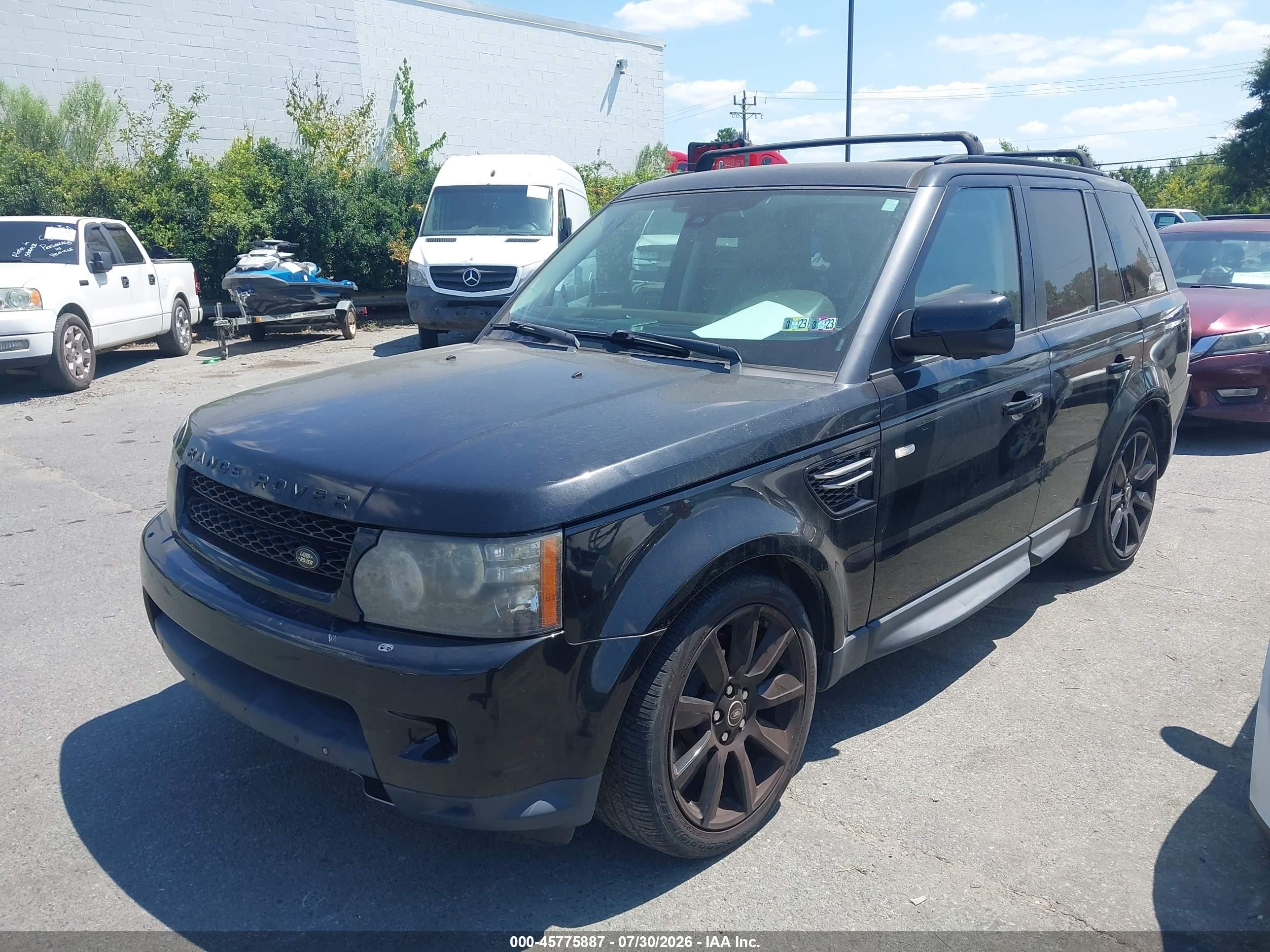 2013 Land Rover Range Rover Sport Hse Black vin: SALSF2D40DA811323