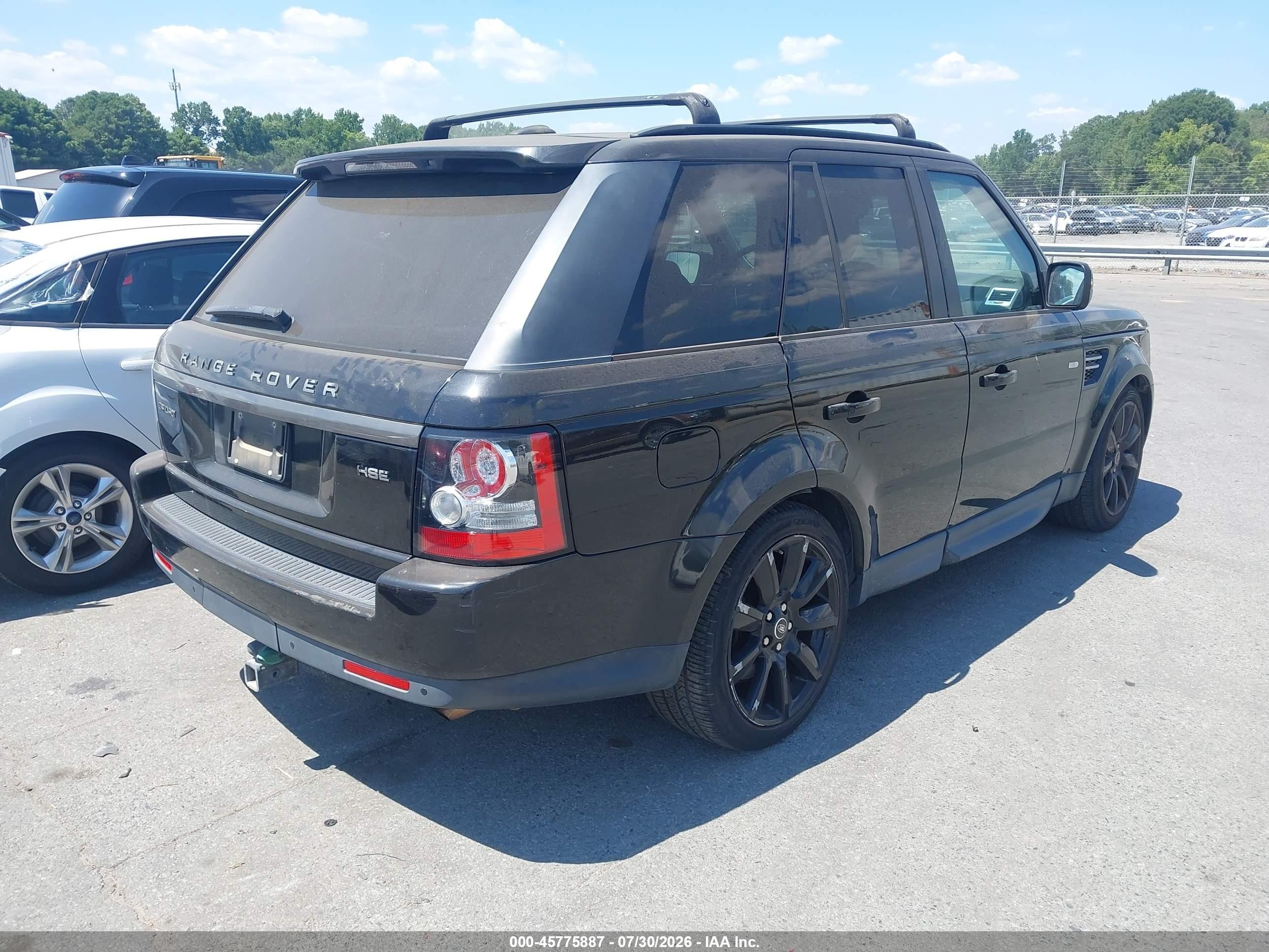 2013 Land Rover Range Rover Sport Hse Black vin: SALSF2D40DA811323