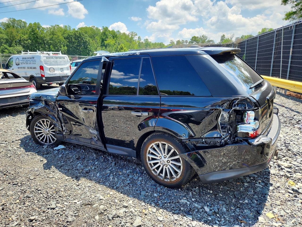 2011 Land Rover Range Rover Sport Hse Black vin: SALSF2D41BA271025