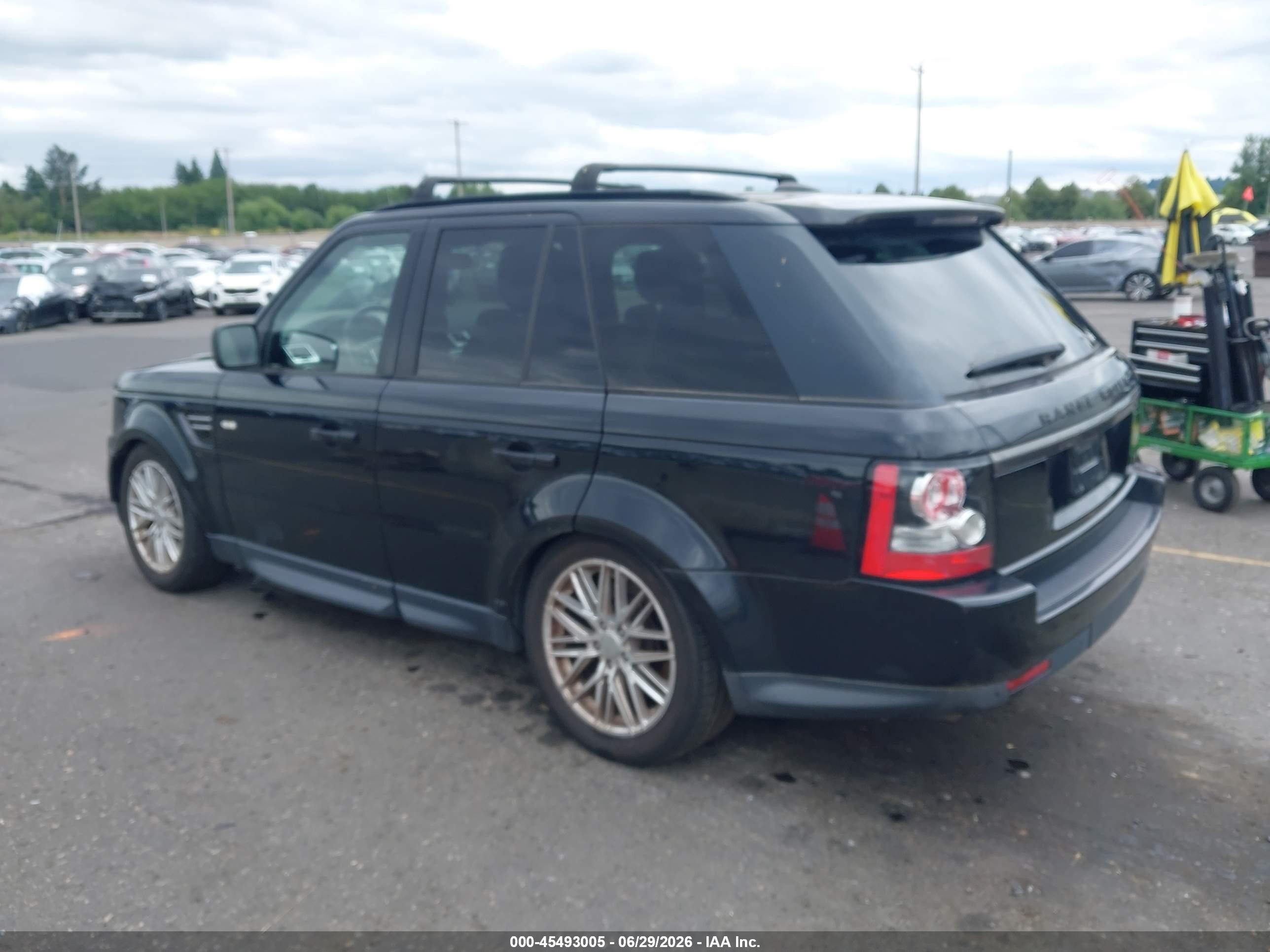 2012 Land Rover Range Rover Sport Hse Черный vin: SALSF2D41CA720267