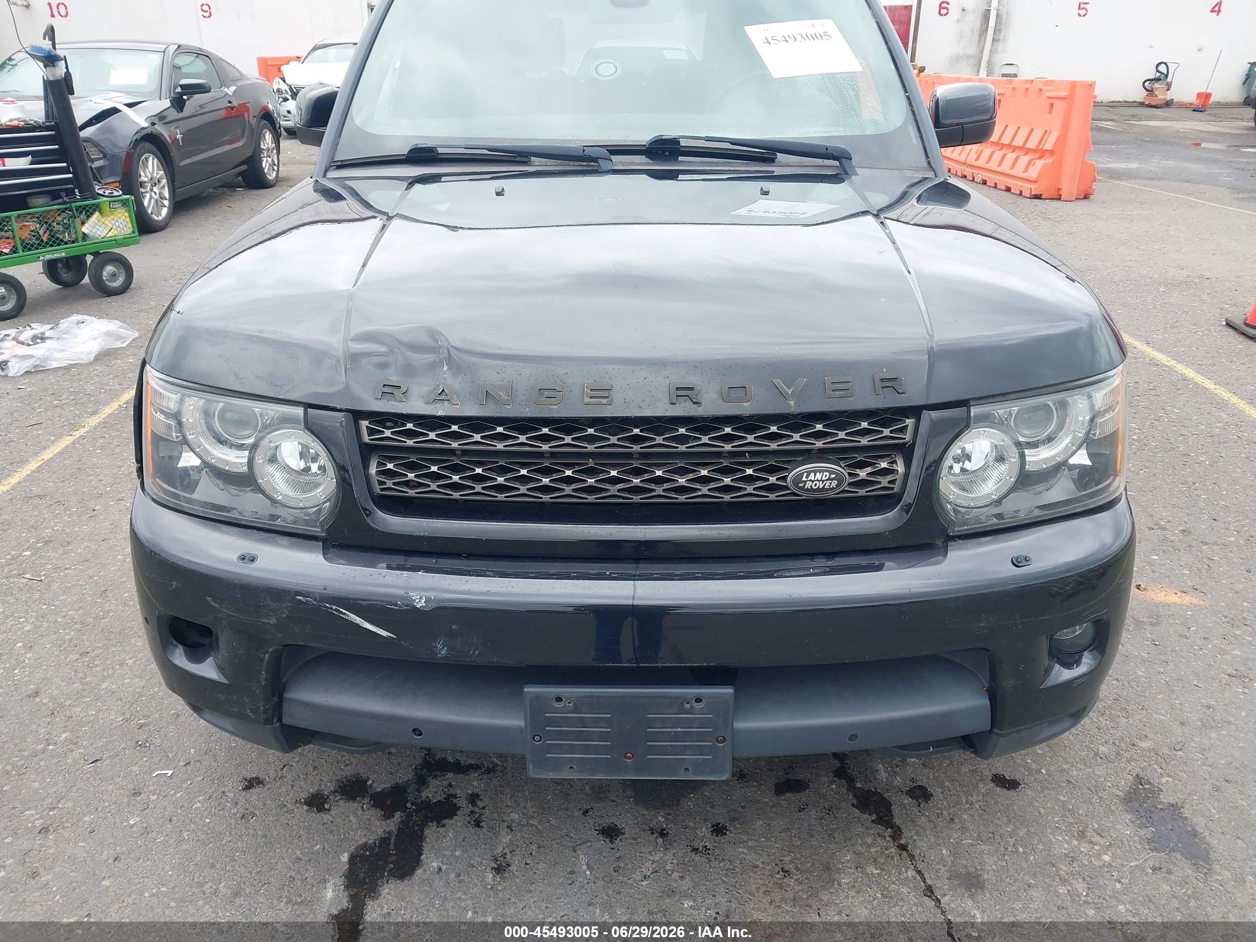2012 Land Rover Range Rover Sport Hse Черный vin: SALSF2D41CA720267