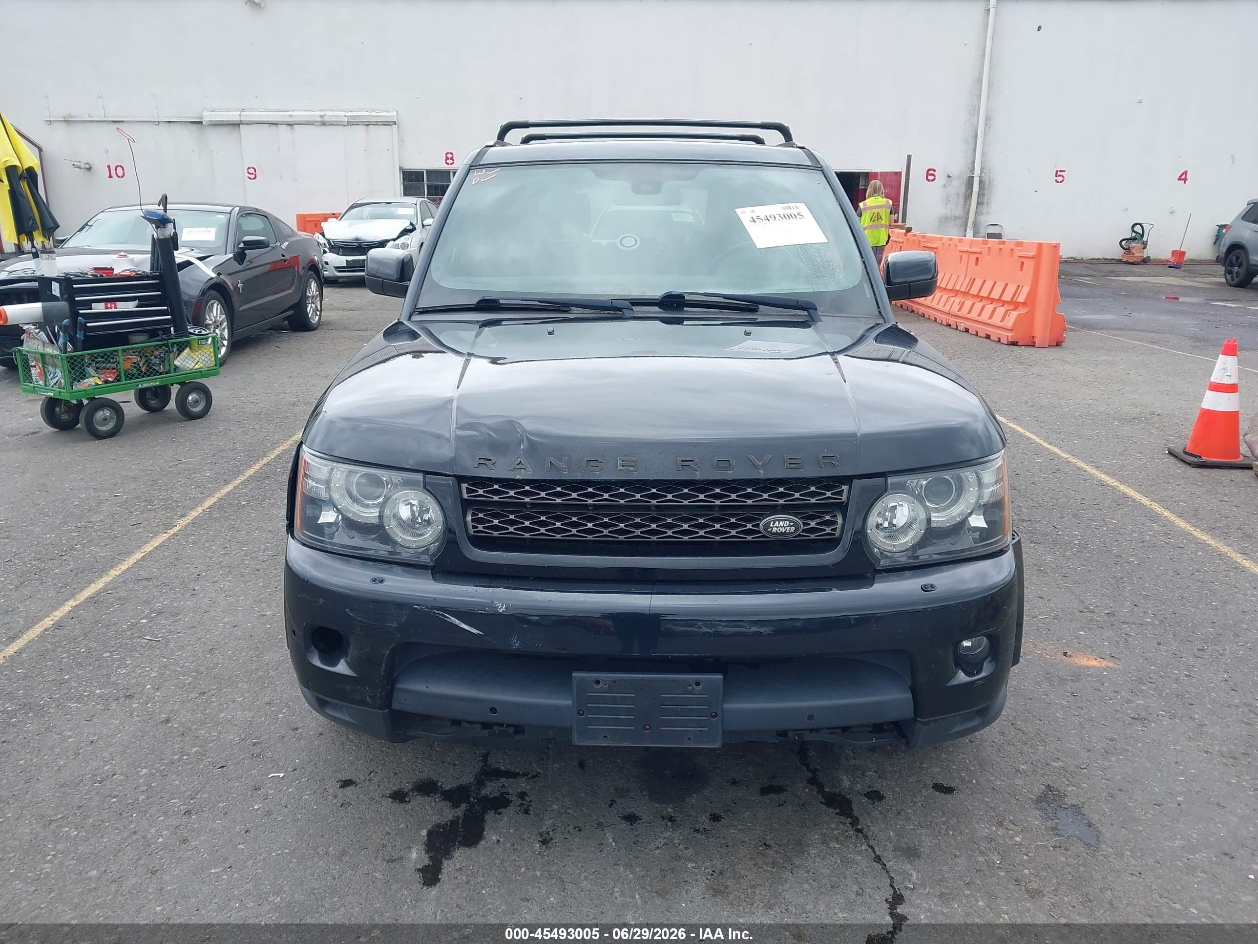 2012 Land Rover Range Rover Sport Hse Черный vin: SALSF2D41CA720267