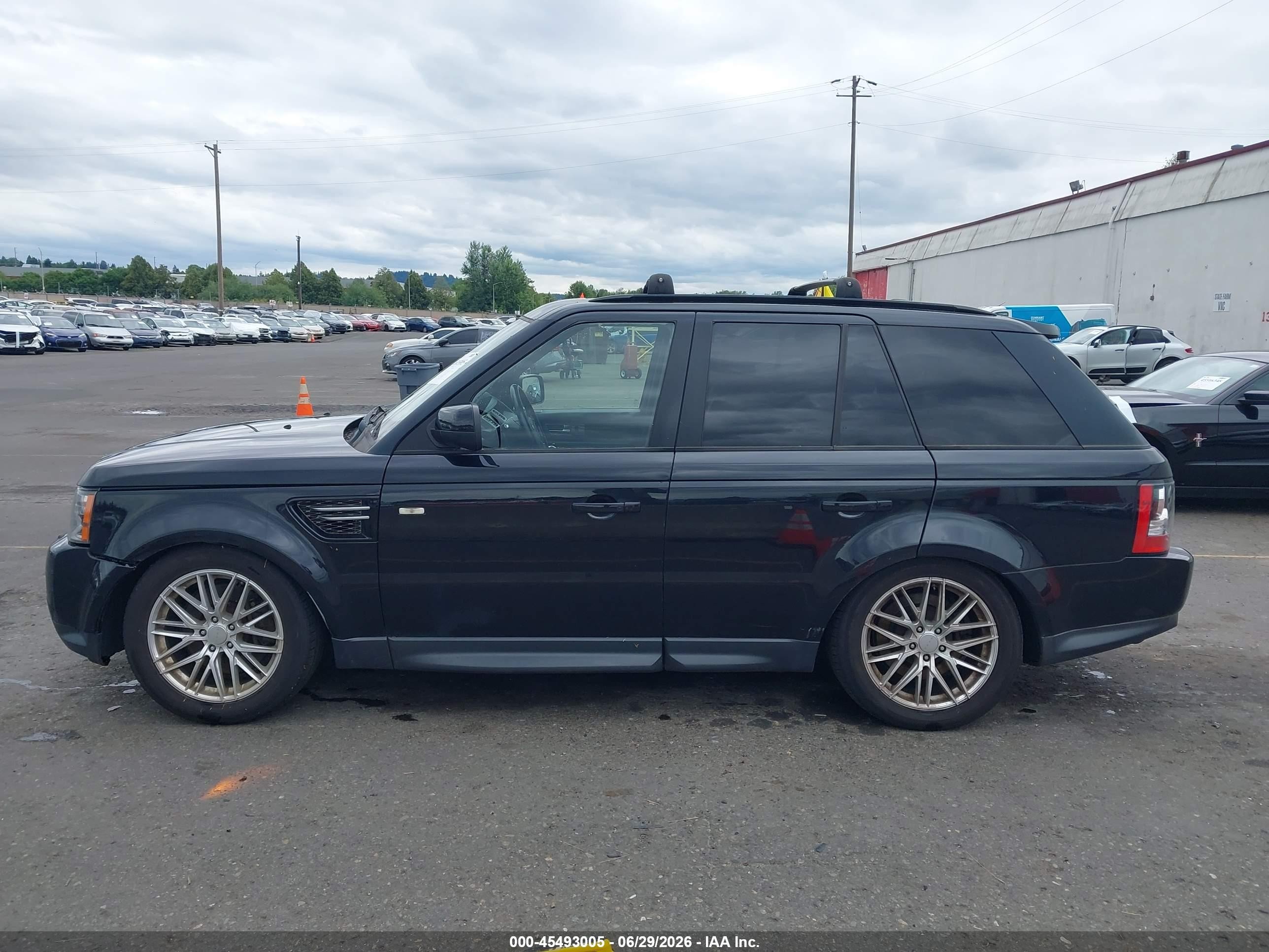 2012 Land Rover Range Rover Sport Hse Черный vin: SALSF2D41CA720267