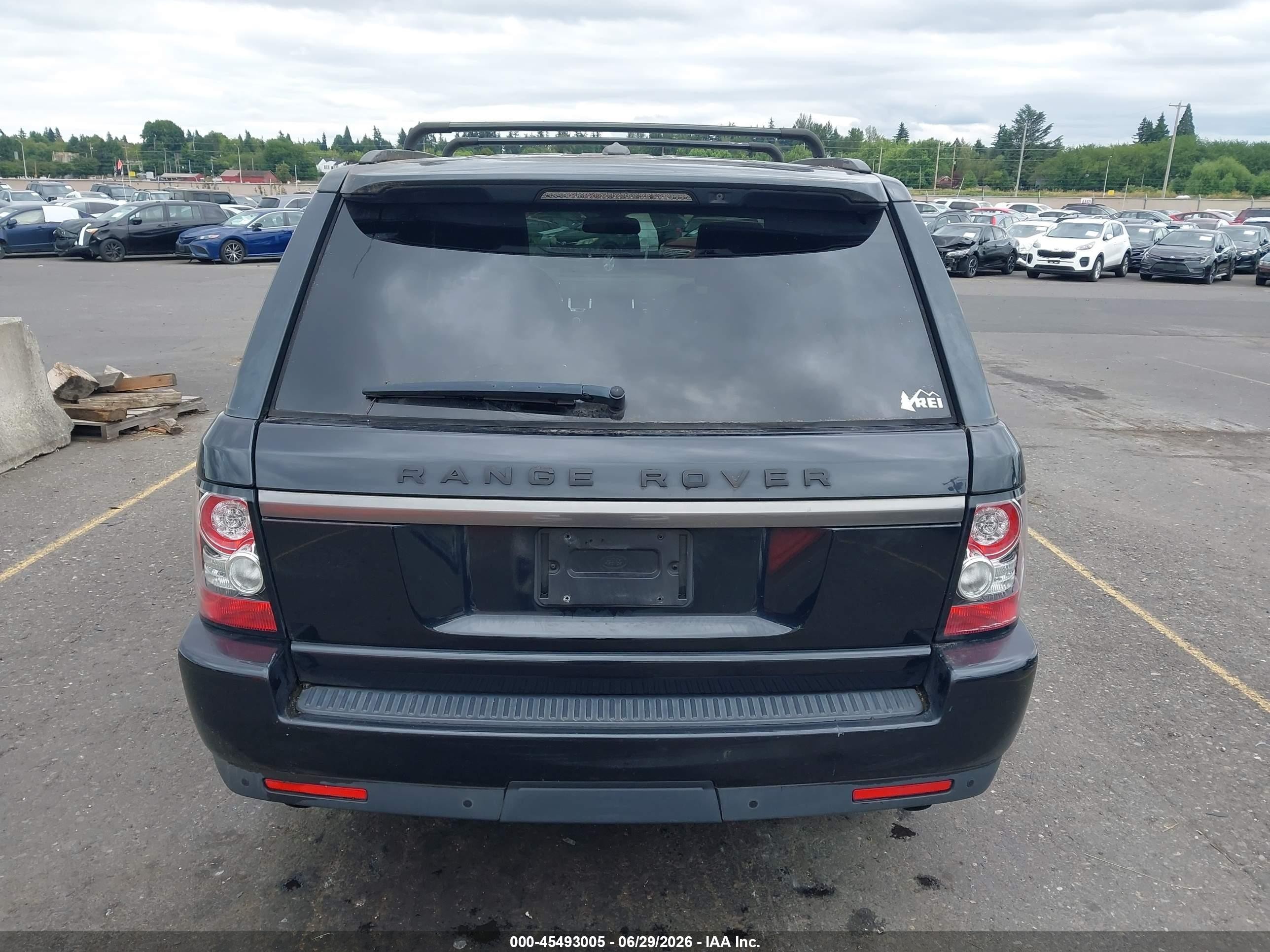 2012 Land Rover Range Rover Sport Hse Черный vin: SALSF2D41CA720267