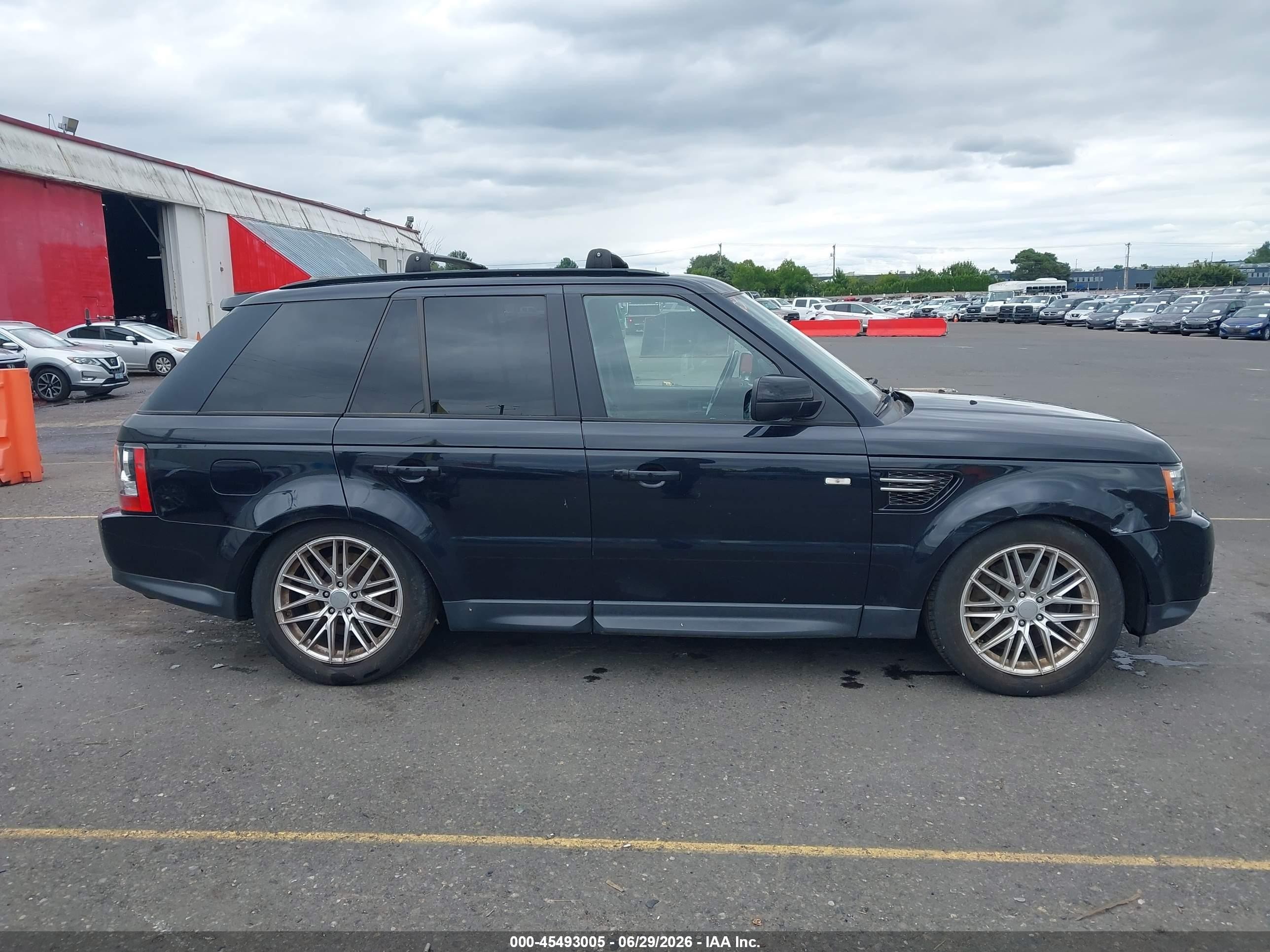 2012 Land Rover Range Rover Sport Hse Черный vin: SALSF2D41CA720267