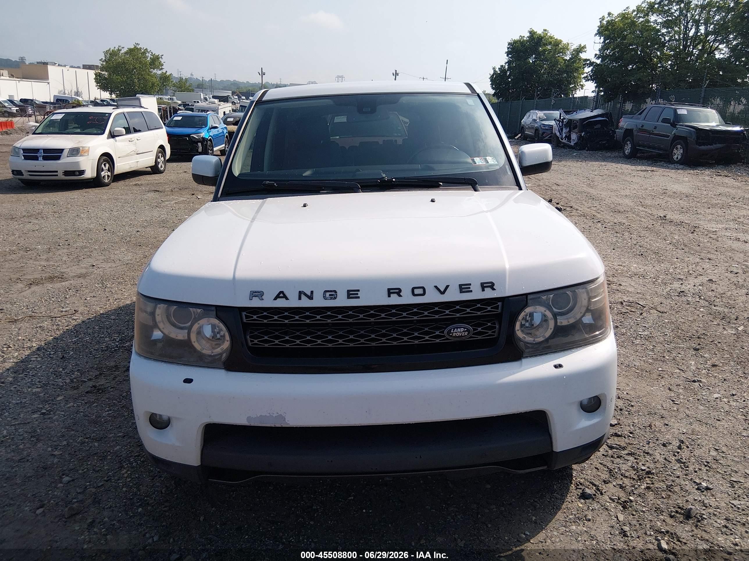 2013 Land Rover Range Rover Sport Hse White vin: SALSF2D41DA770880
