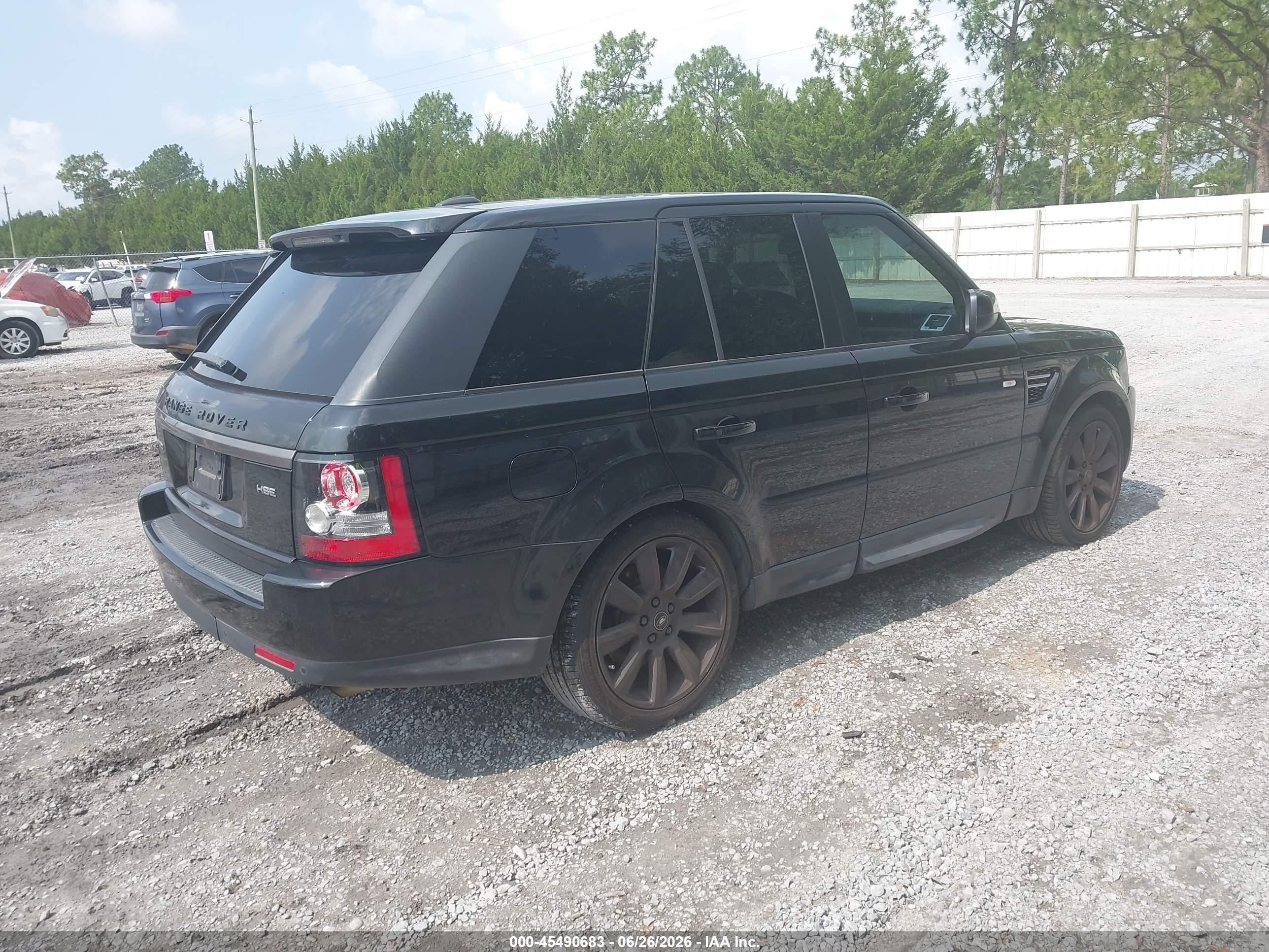 2013 Land Rover Range Rover Sport Hse Black vin: SALSF2D41DA794872