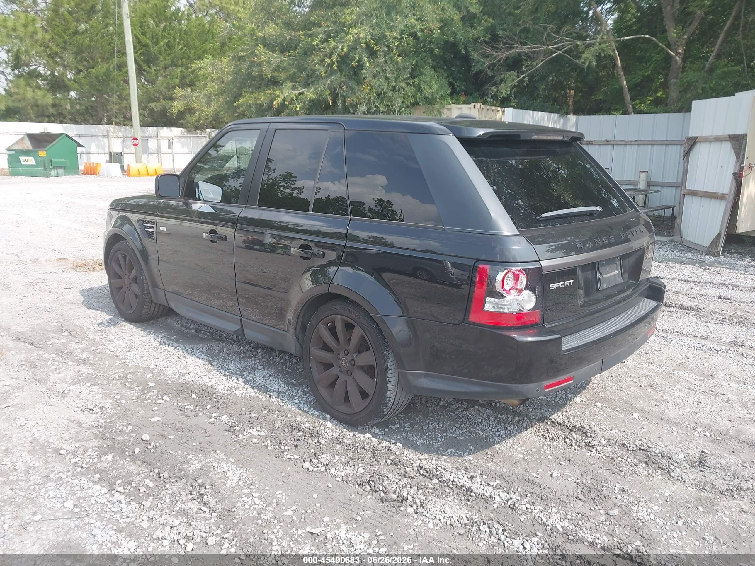 2013 Land Rover Range Rover Sport Hse Black vin: SALSF2D41DA794872