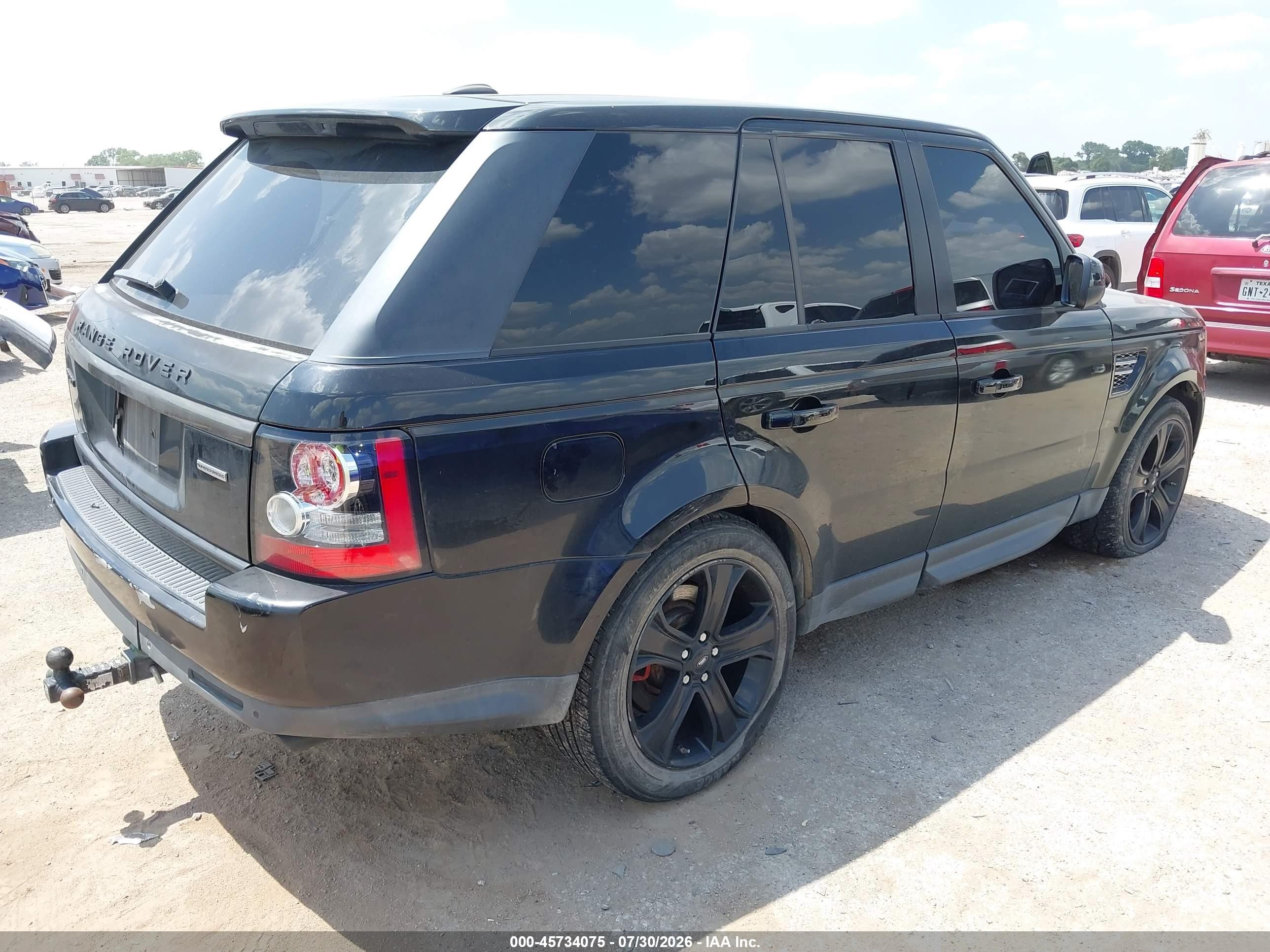 2013 Land Rover Range Rover Sport Hse Black vin: SALSF2D41DA807944