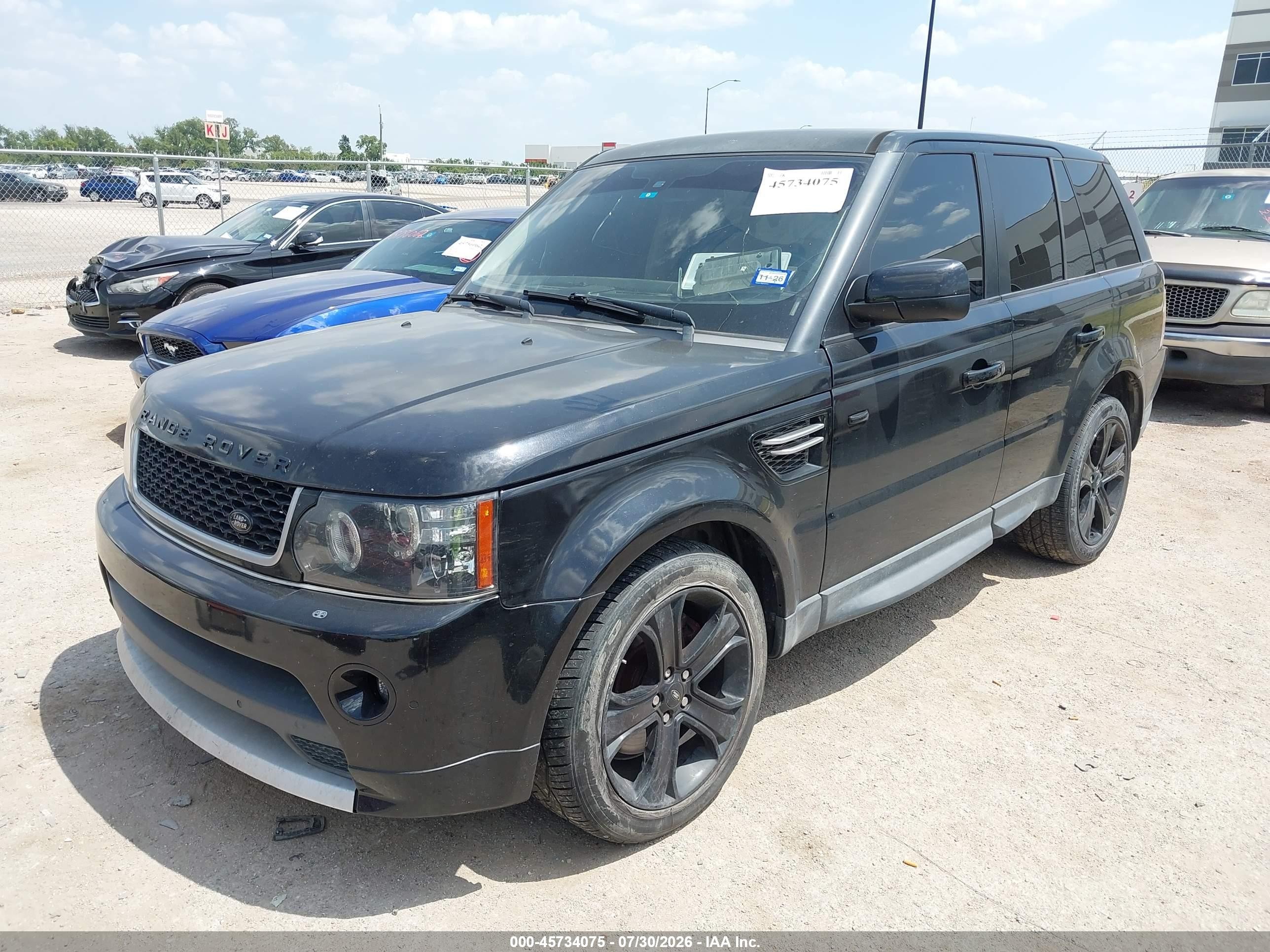 2013 Land Rover Range Rover Sport Hse Black vin: SALSF2D41DA807944