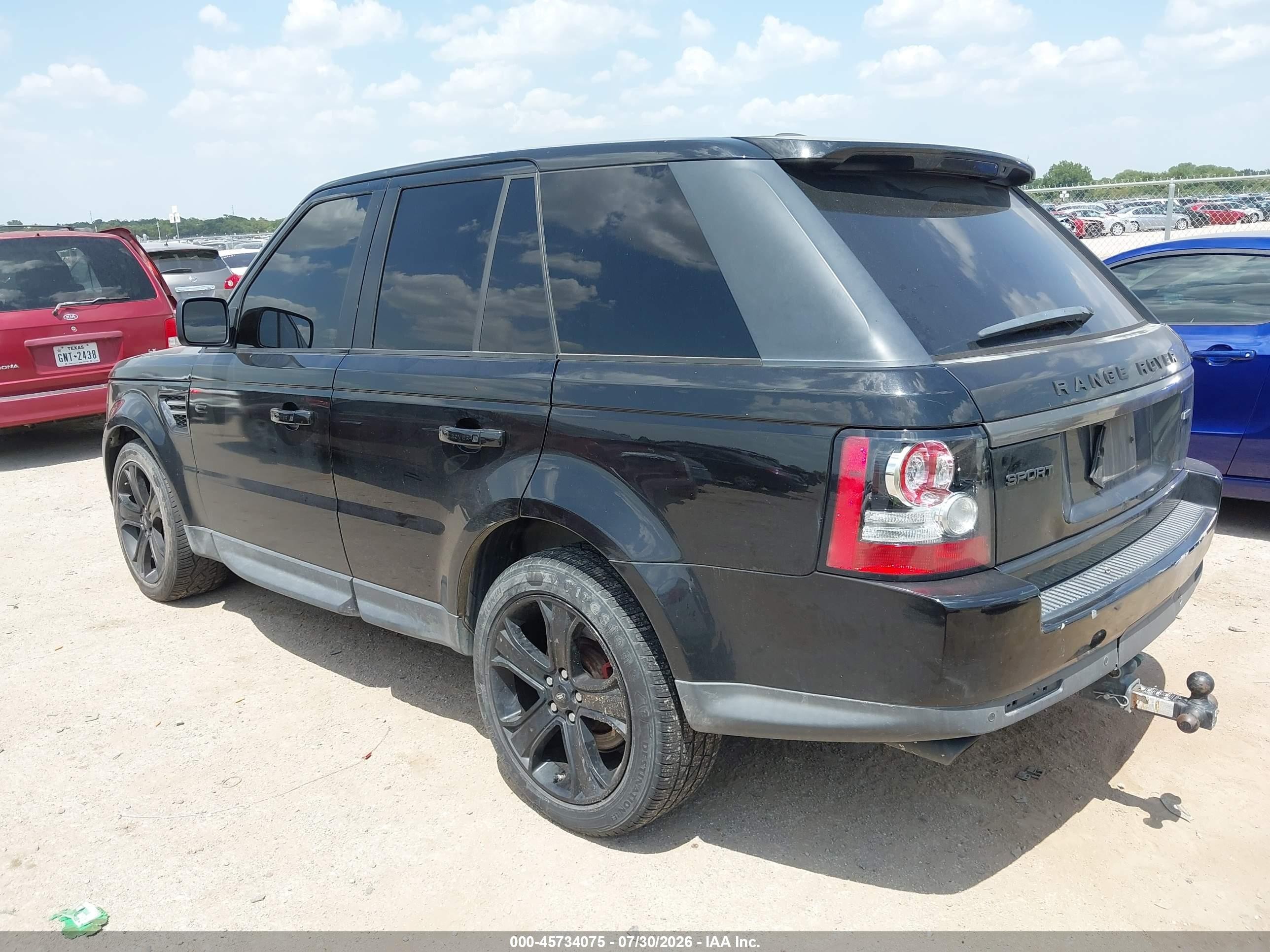 2013 Land Rover Range Rover Sport Hse Black vin: SALSF2D41DA807944