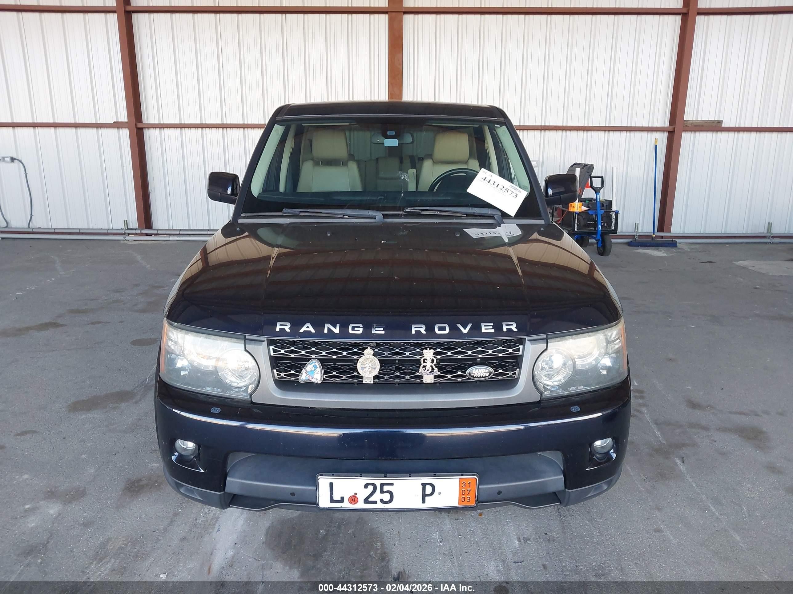 2010 Land Rover Range Rover Sport Hse Черный vin: SALSF2D42AA227369