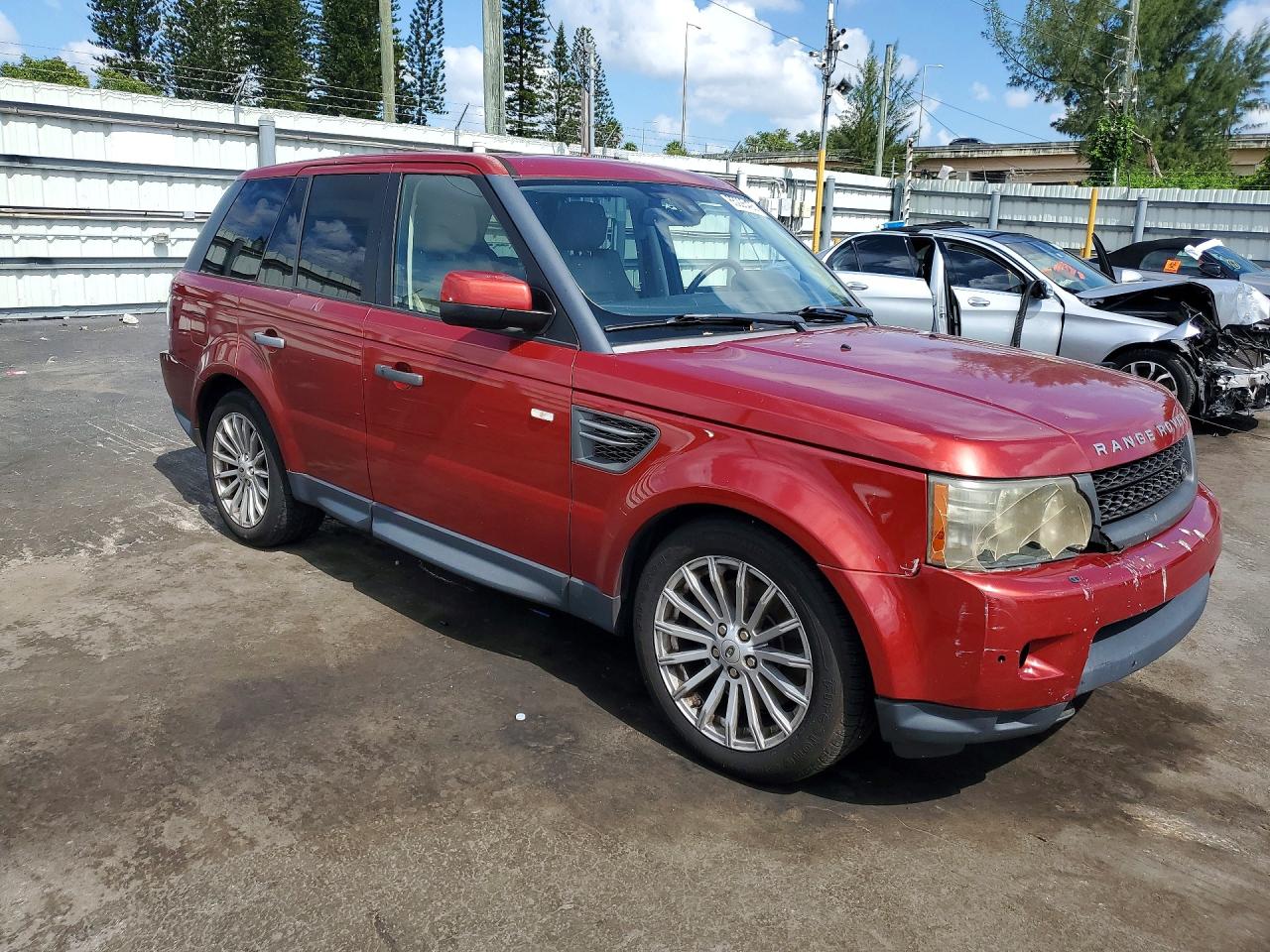 2011 Land Rover Range Rover Sport Hse Orange vin: SALSF2D42BA700415