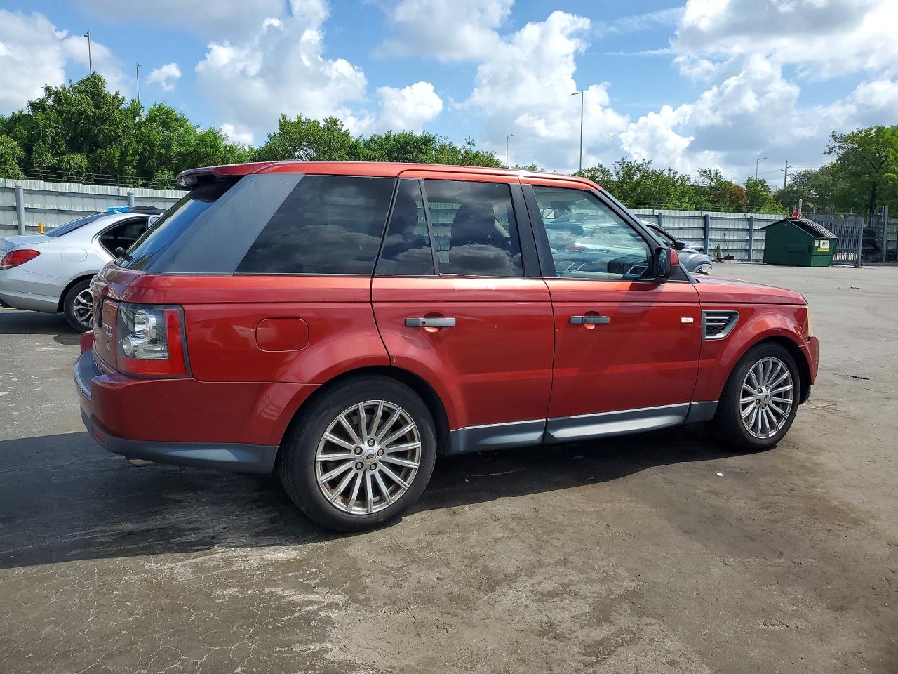 2011 Land Rover Range Rover Sport Hse Orange vin: SALSF2D42BA700415