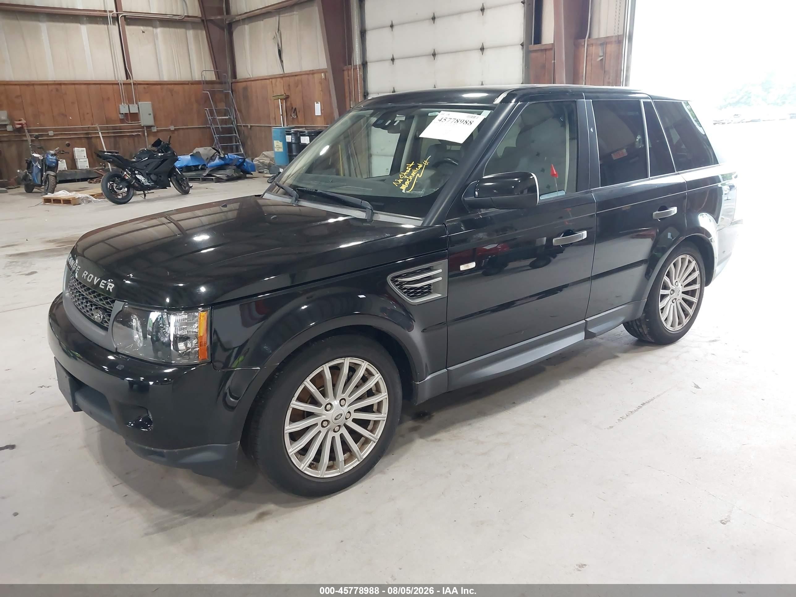 2011 Land Rover Range Rover Sport Hse Black vin: SALSF2D43BA289431