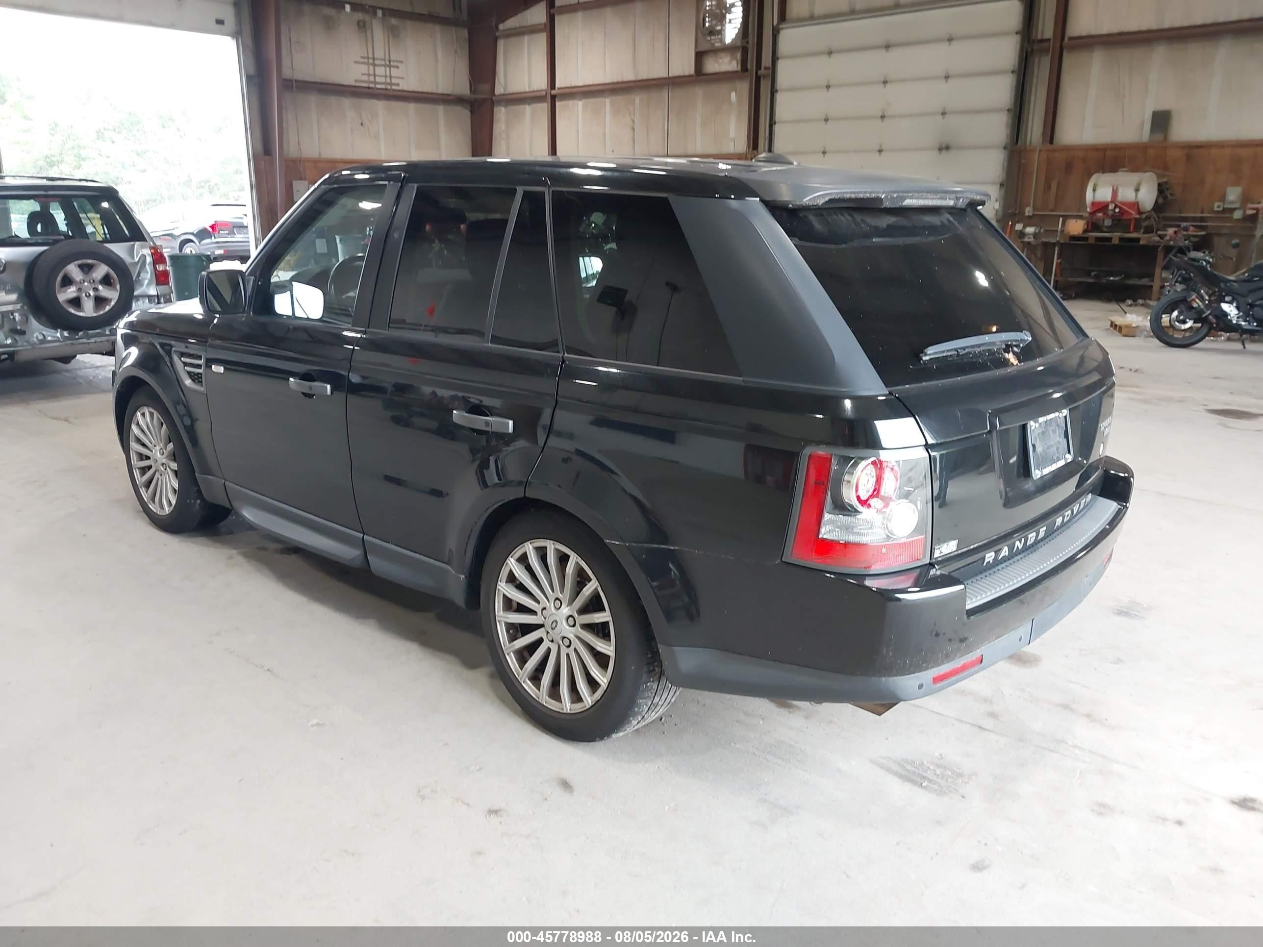 2011 Land Rover Range Rover Sport Hse Black vin: SALSF2D43BA289431