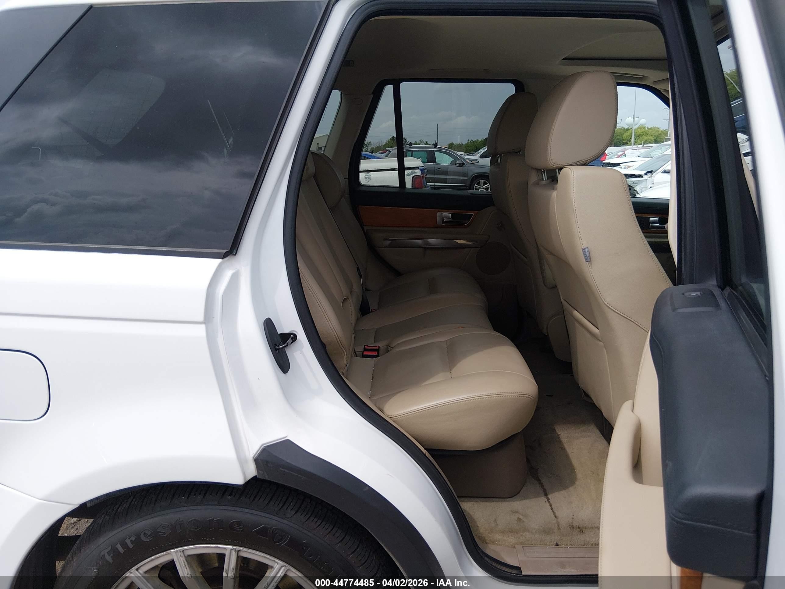 2012 Land Rover Range Rover Sport Hse White vin: SALSF2D43CA732274