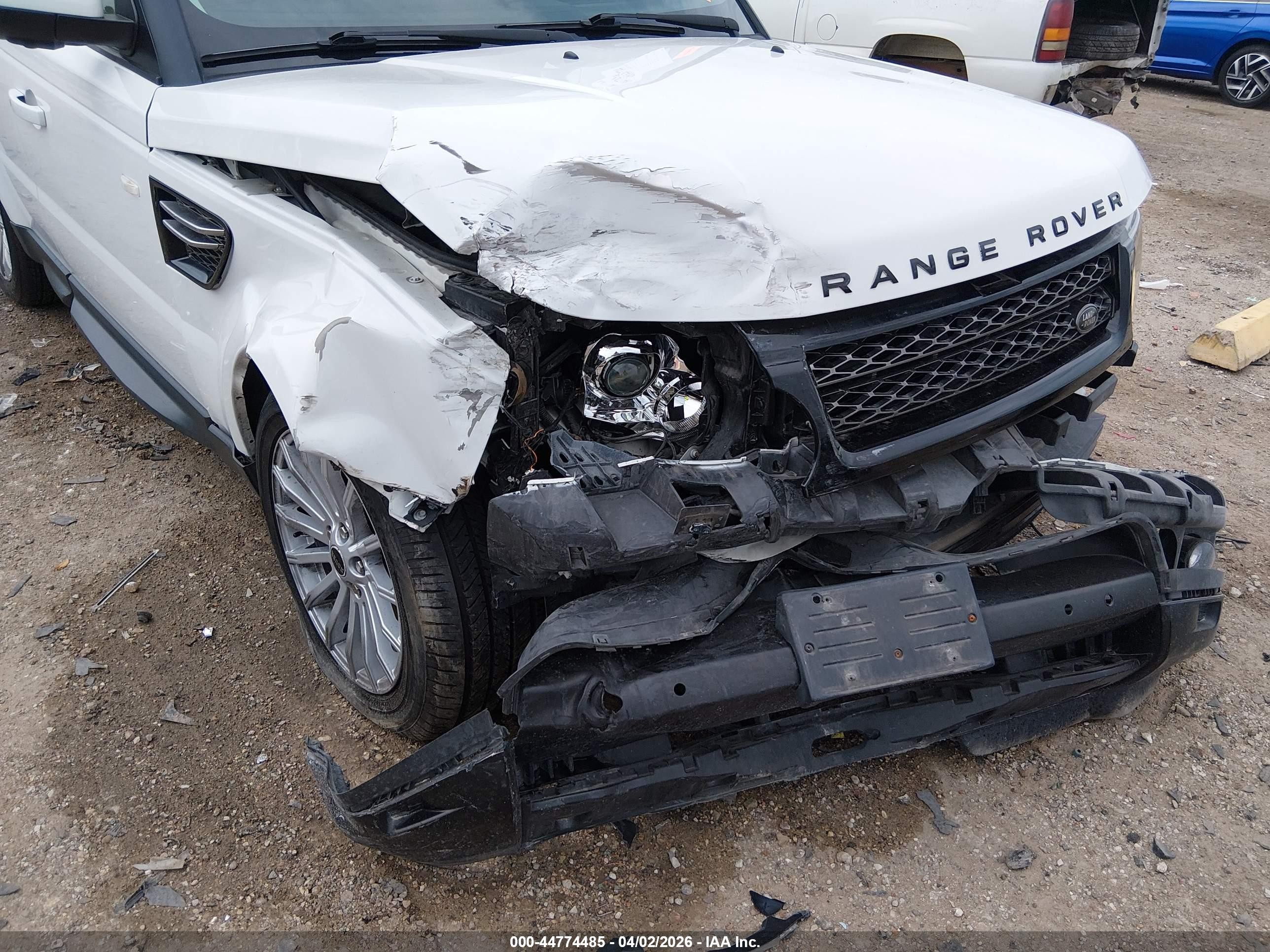 2012 Land Rover Range Rover Sport Hse White vin: SALSF2D43CA732274