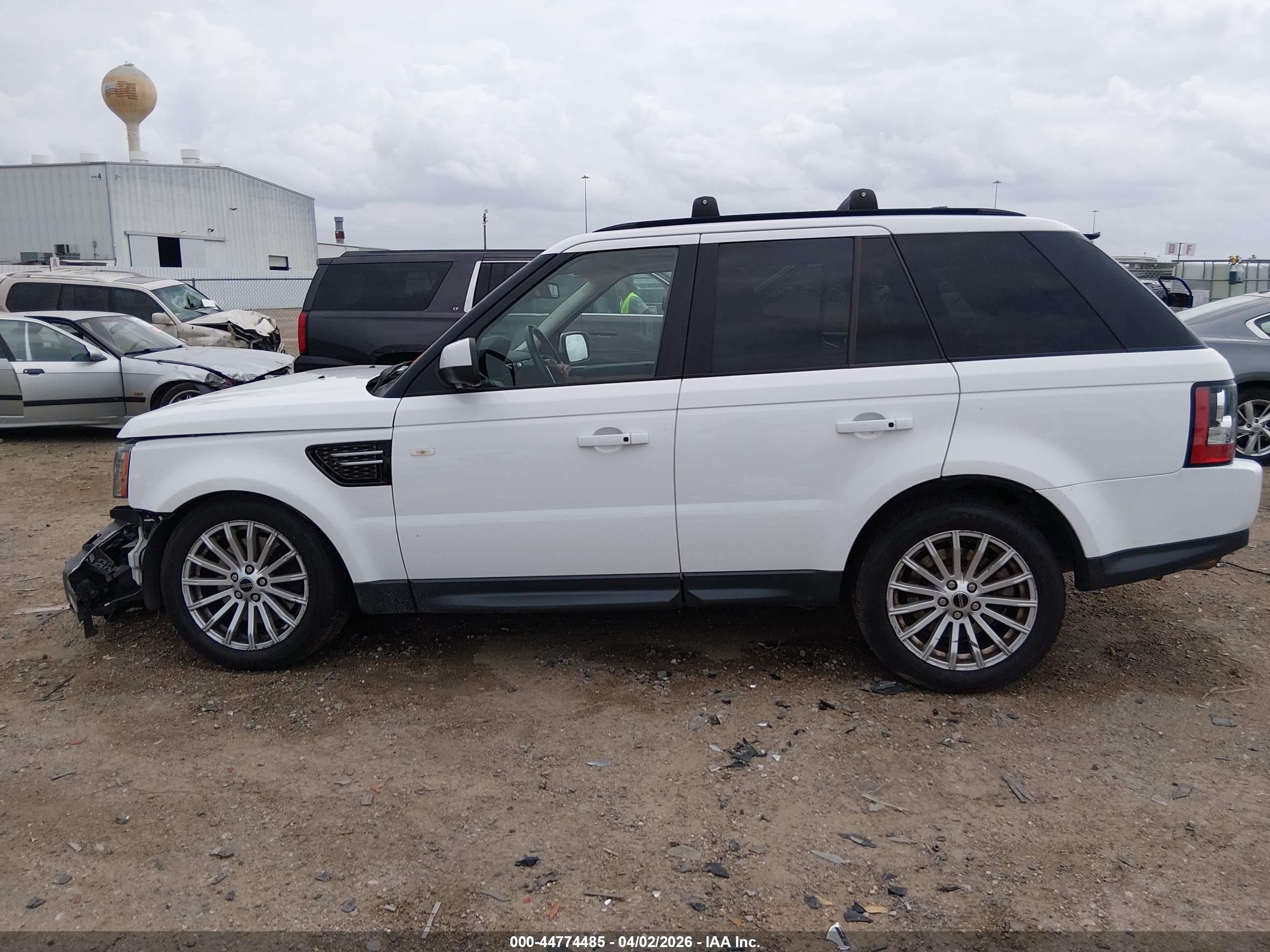 2012 Land Rover Range Rover Sport Hse White vin: SALSF2D43CA732274