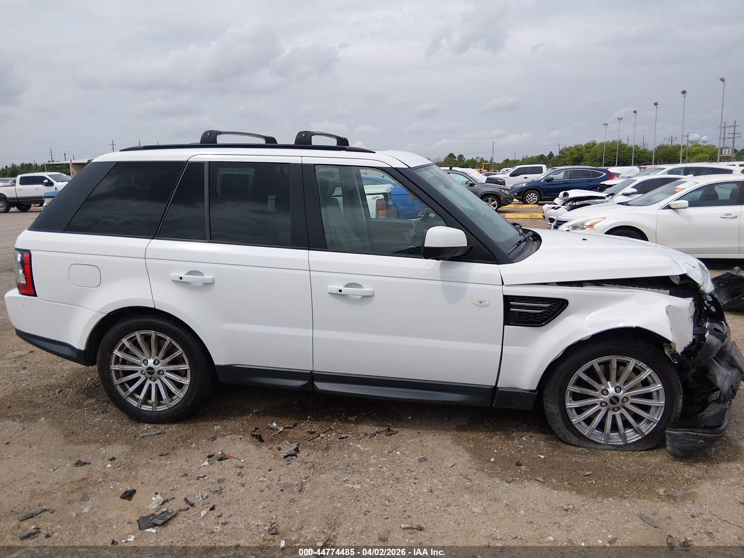2012 Land Rover Range Rover Sport Hse White vin: SALSF2D43CA732274