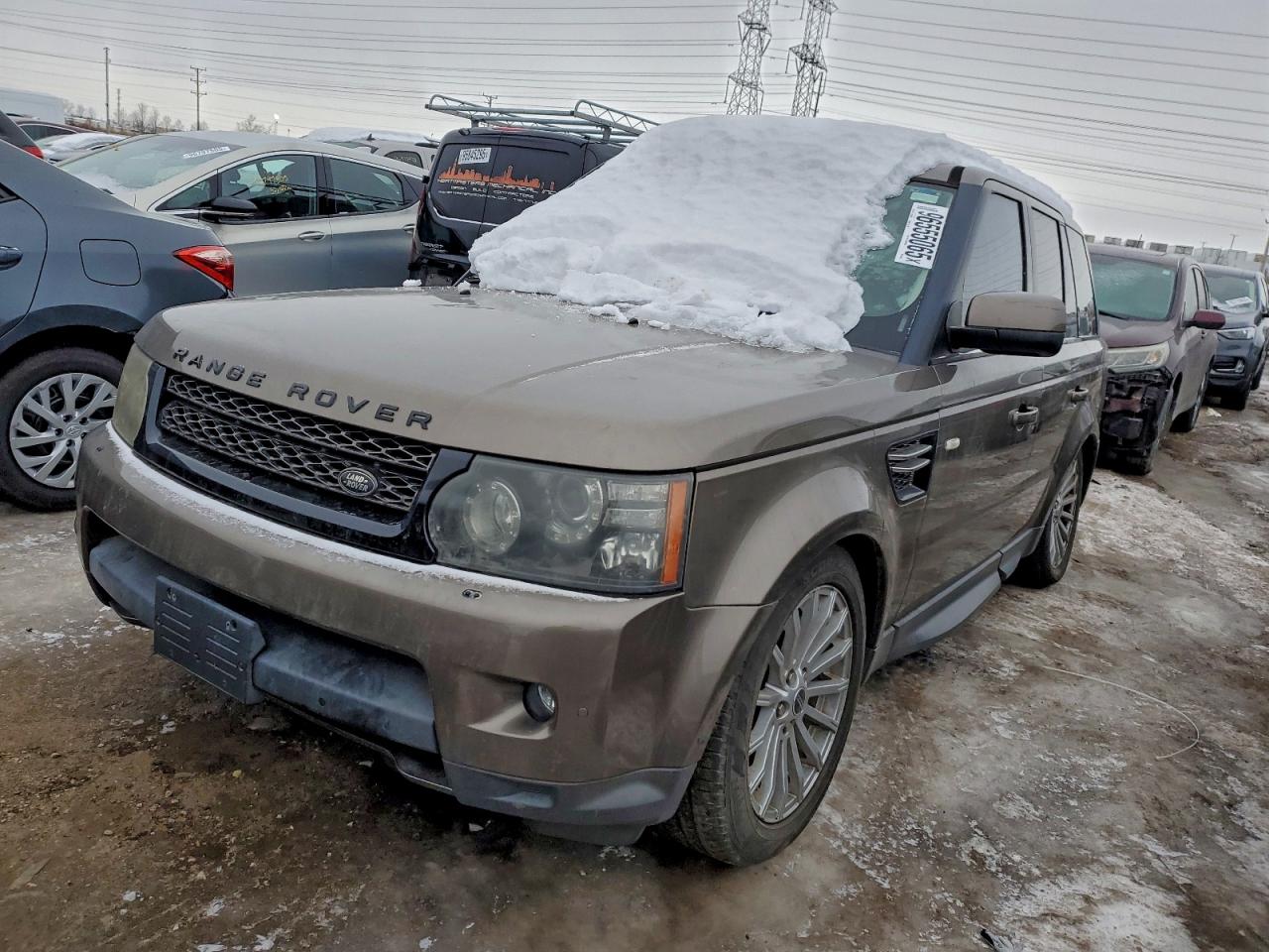 2012 Land Rover Range Rover Sport Hse Brown vin: SALSF2D43CA739001