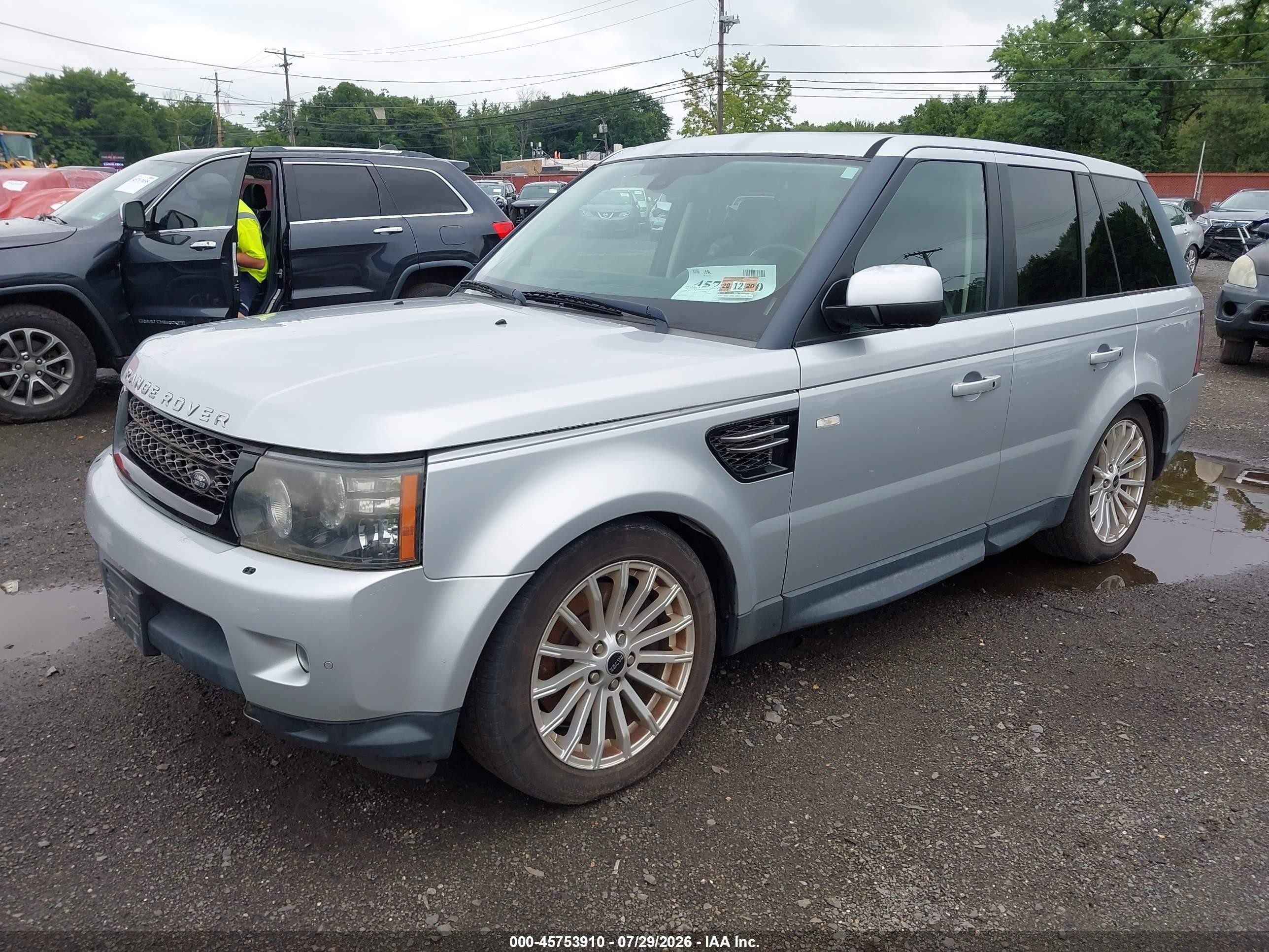 2012 Land Rover Range Rover Sport Hse Silver vin: SALSF2D43CA746885