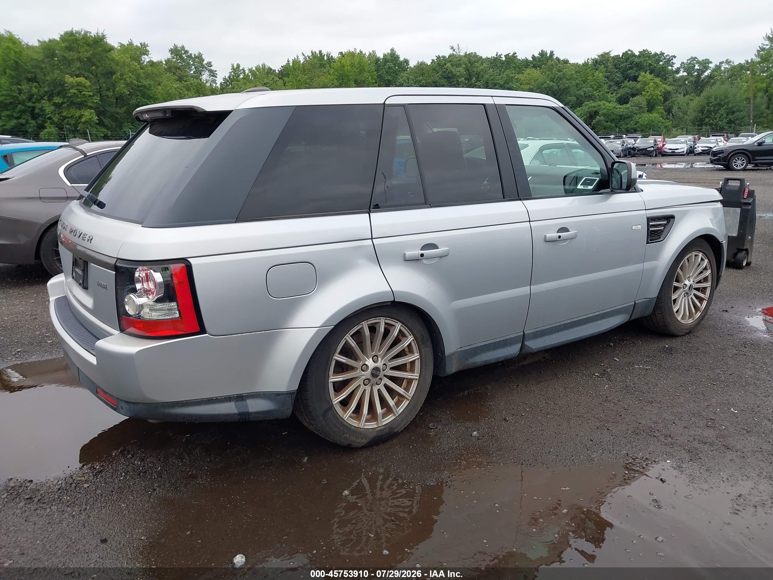 2012 Land Rover Range Rover Sport Hse Silver vin: SALSF2D43CA746885