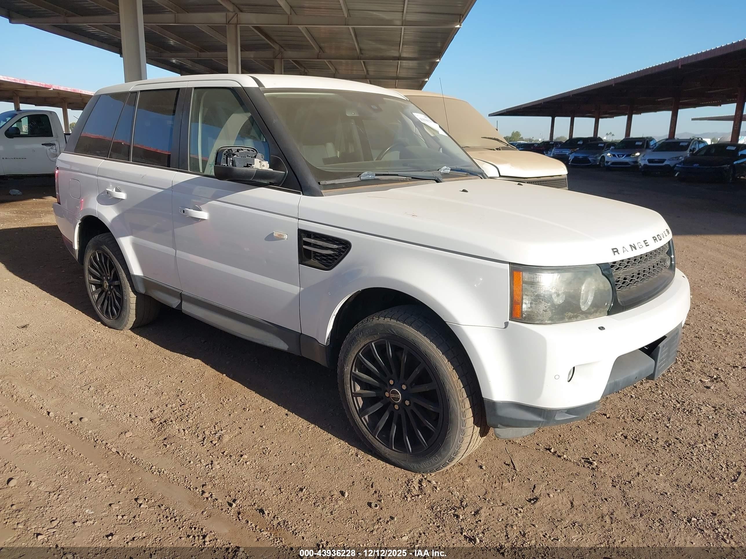 2012 Land Rover Range Rover Sport Hse White vin: SALSF2D43CA757434