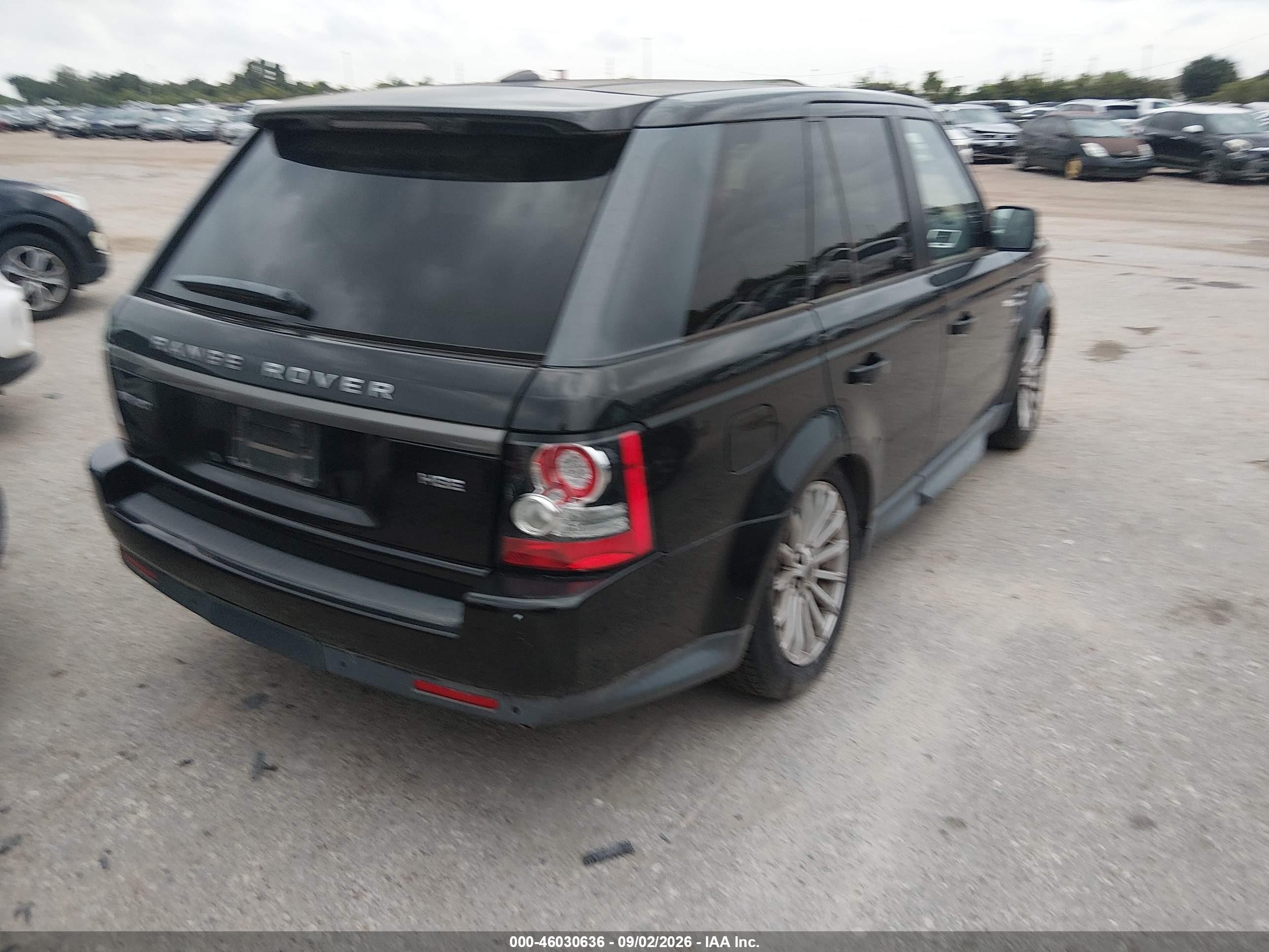 2013 Land Rover Range Rover Sport Hse Black vin: SALSF2D43DA761503