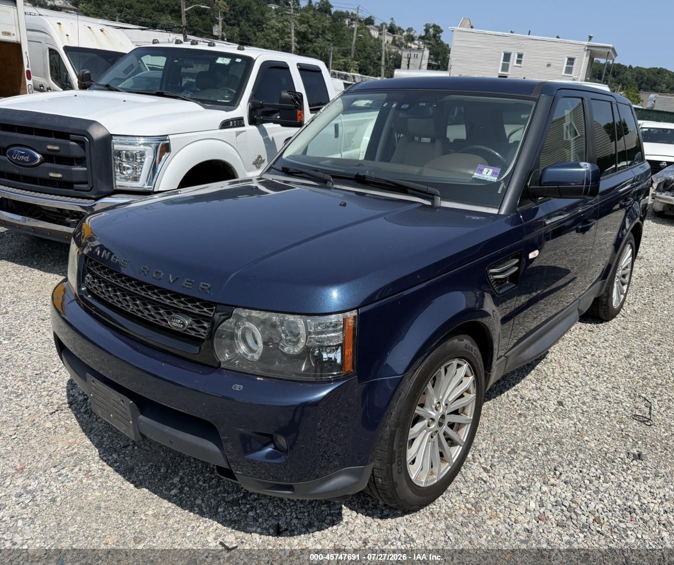 2013 Land Rover Range Rover Sport Hse Blue vin: SALSF2D43DA764790