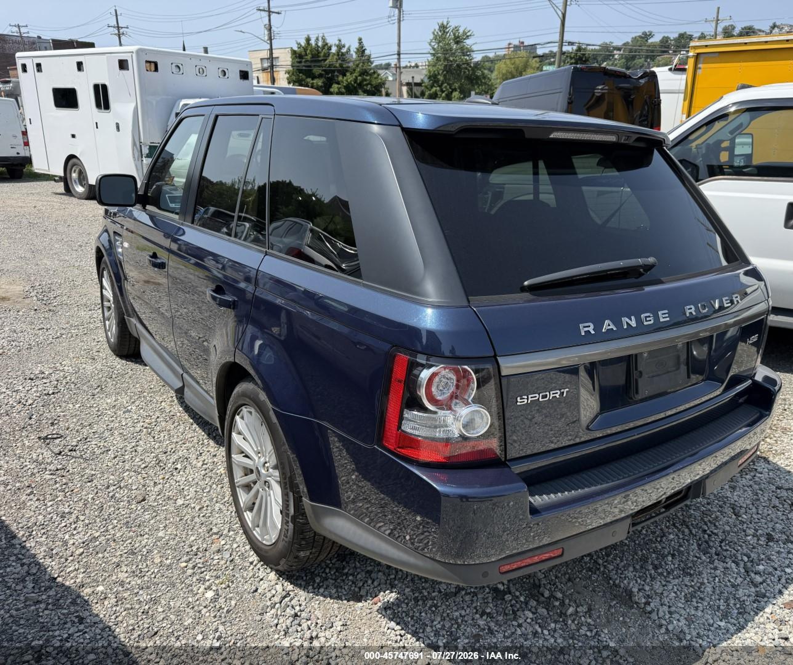 2013 Land Rover Range Rover Sport Hse Blue vin: SALSF2D43DA764790