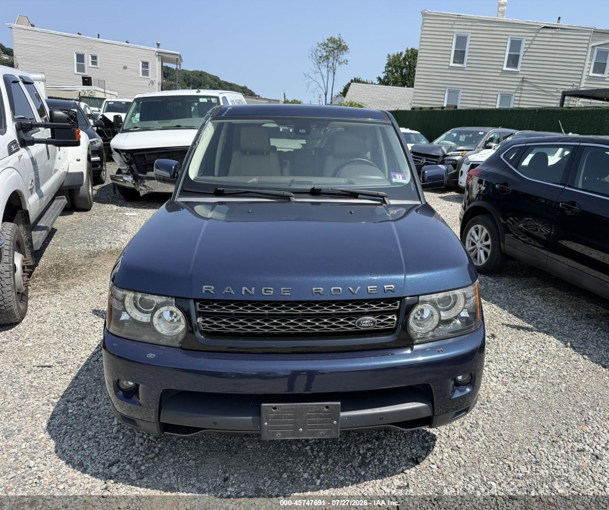 2013 Land Rover Range Rover Sport Hse Blue vin: SALSF2D43DA764790