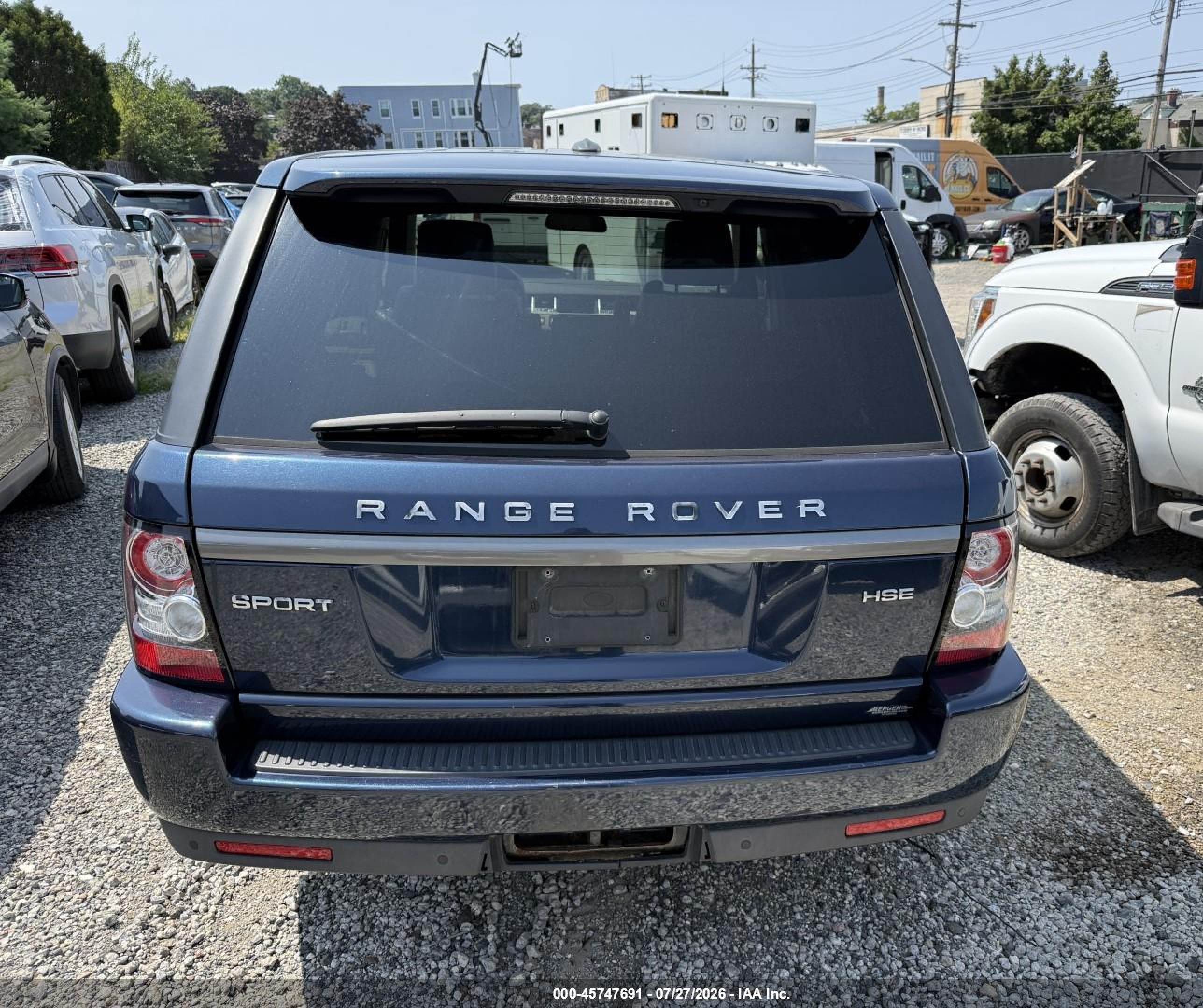 2013 Land Rover Range Rover Sport Hse Blue vin: SALSF2D43DA764790