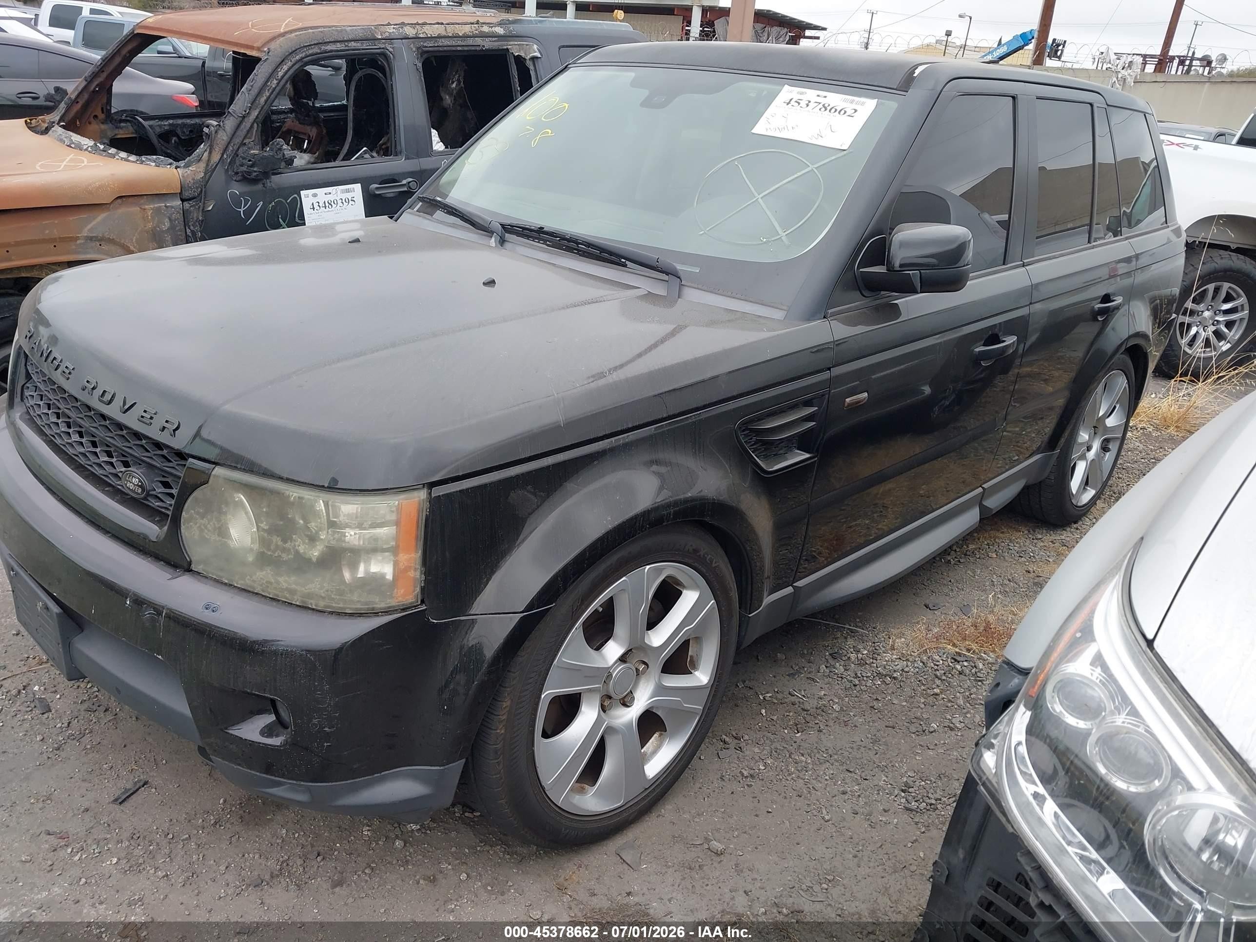 2011 Land Rover Range Rover Sport Hse Black vin: SALSF2D44BA260777