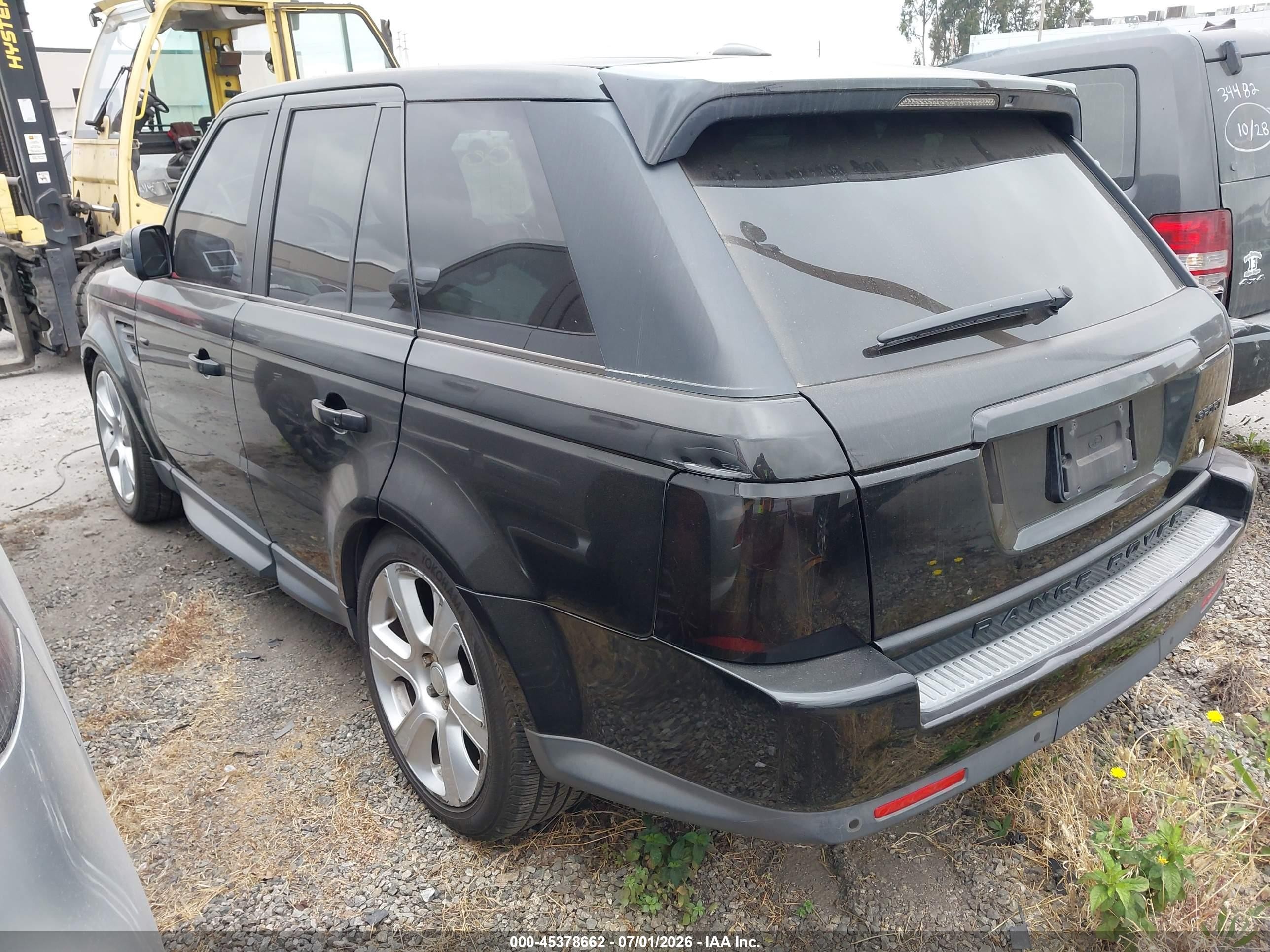 2011 Land Rover Range Rover Sport Hse Black vin: SALSF2D44BA260777