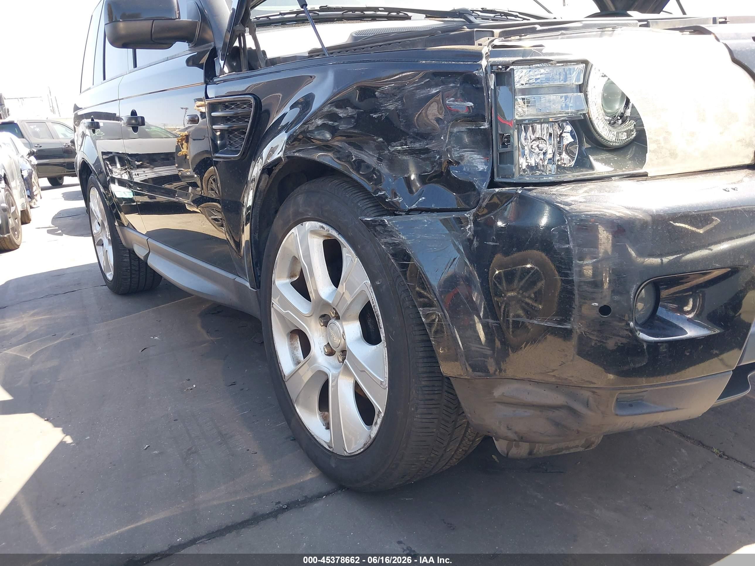 2011 Land Rover Range Rover Sport Hse Black vin: SALSF2D44BA260777