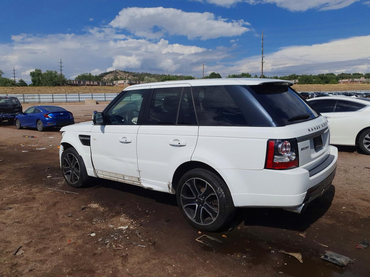 2013 Land Rover Range Rover Sport Hse White vin: SALSF2D44DA764796