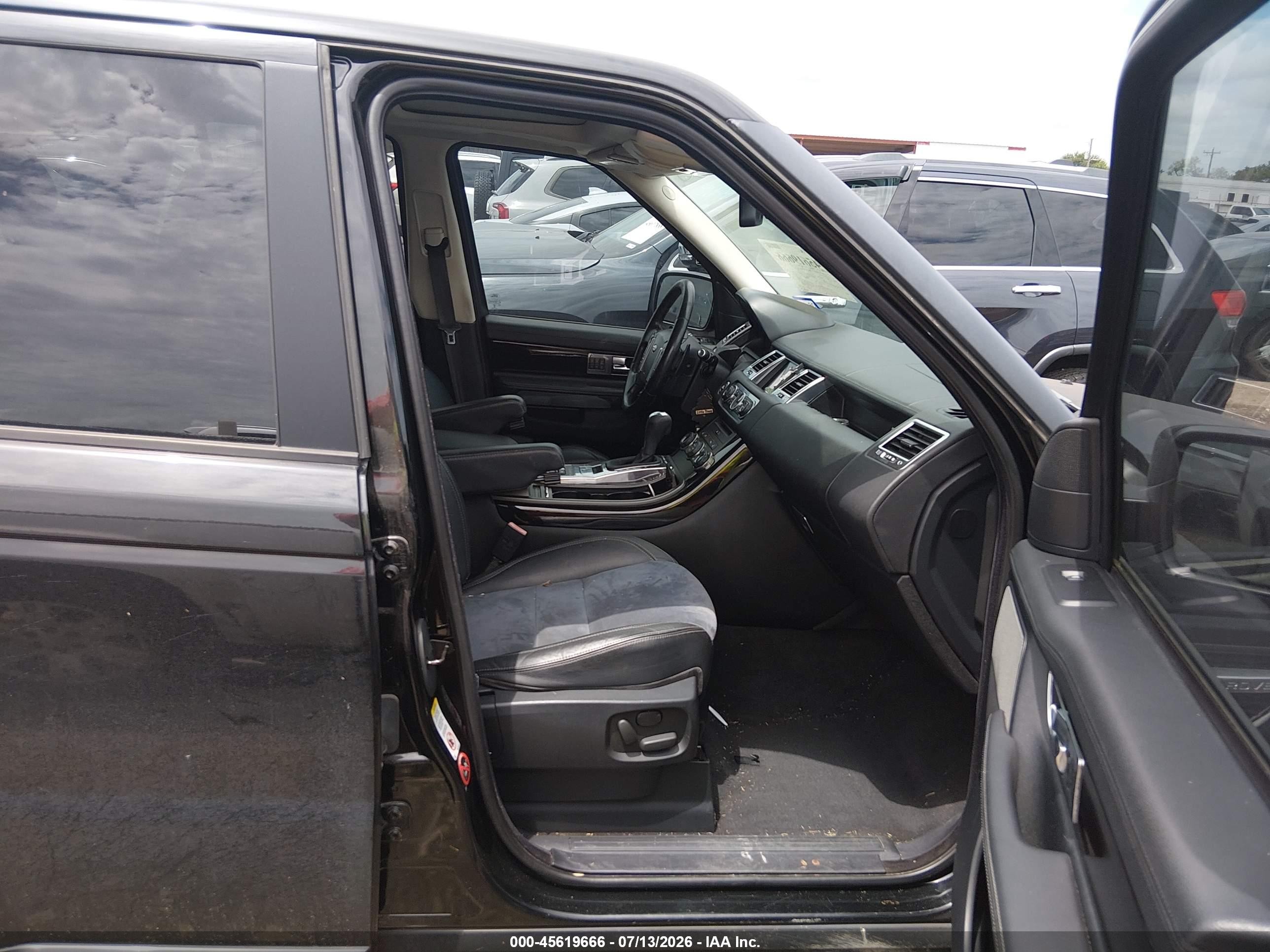 2013 Land Rover Range Rover Sport Hse Black vin: SALSF2D44DA765365