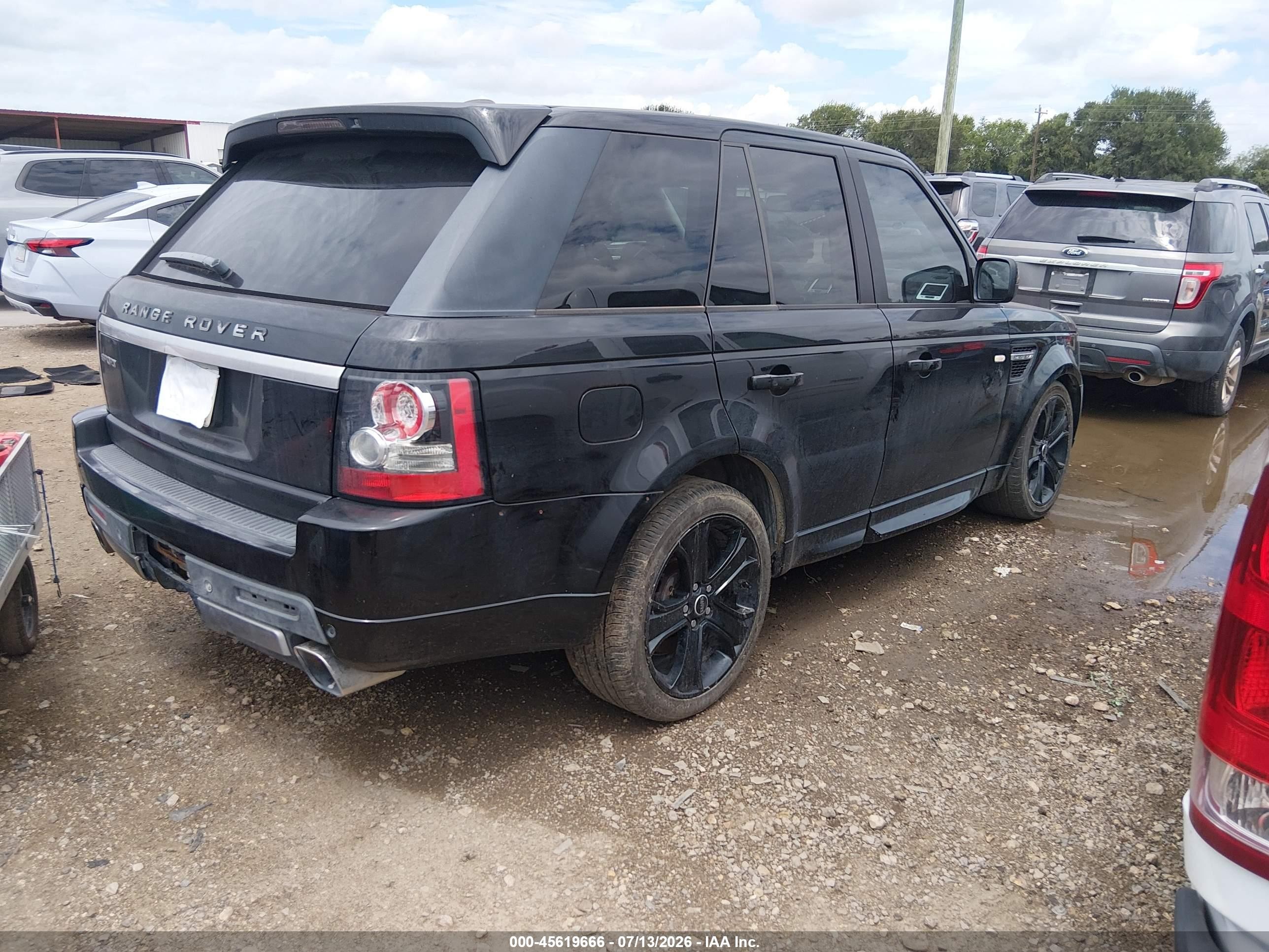 2013 Land Rover Range Rover Sport Hse Black vin: SALSF2D44DA765365