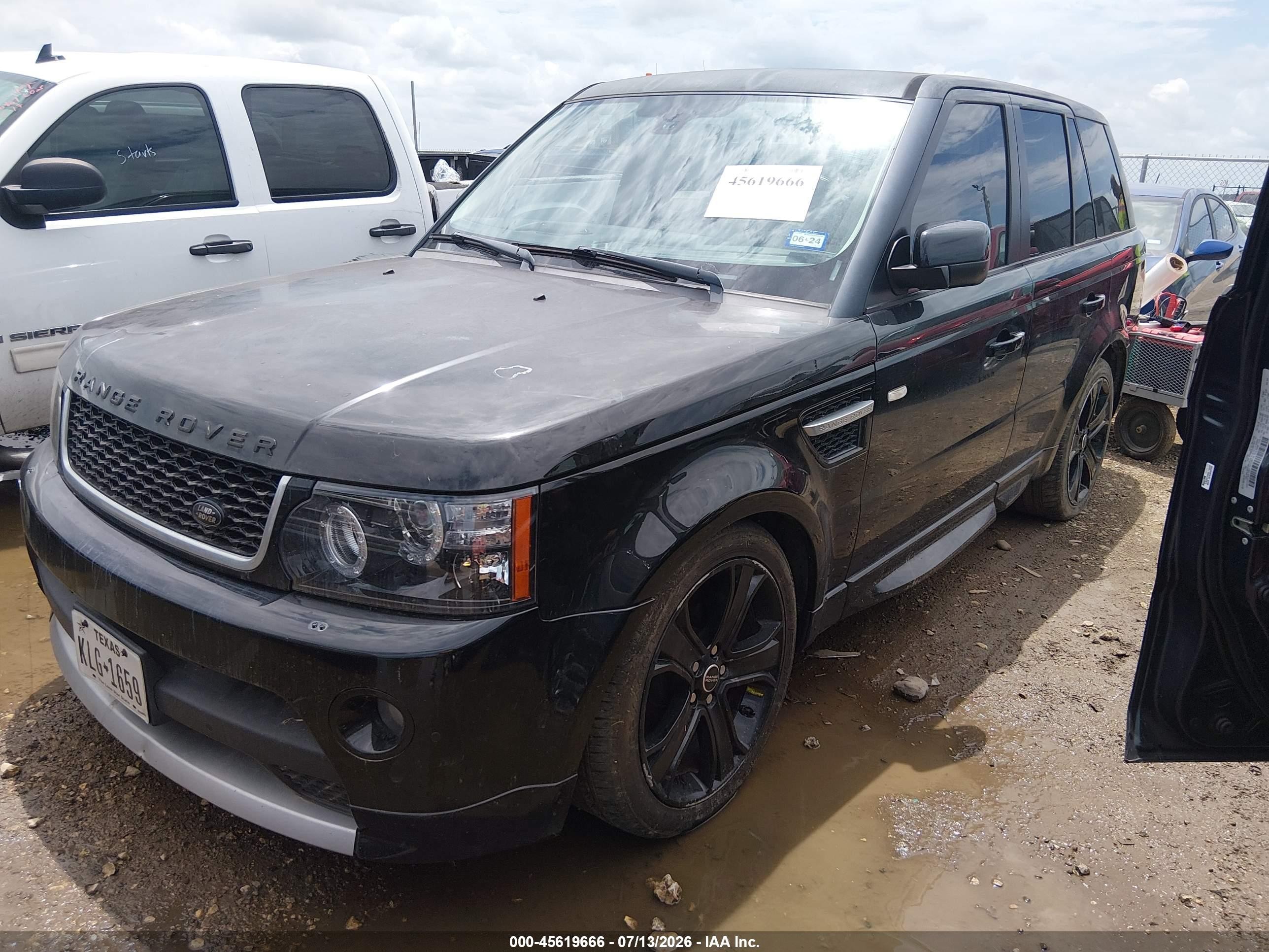 2013 Land Rover Range Rover Sport Hse Black vin: SALSF2D44DA765365