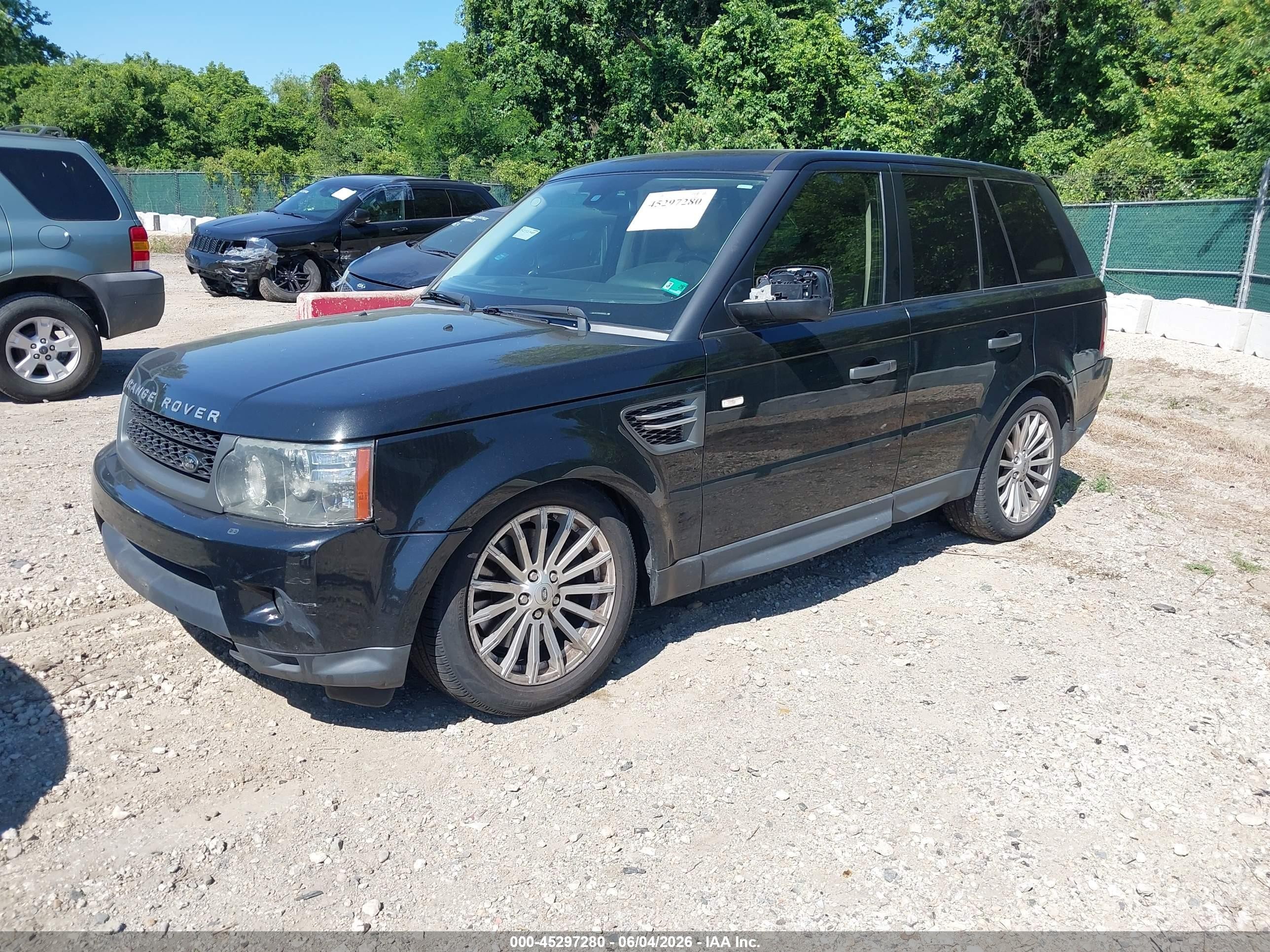 2011 Land Rover Range Rover Sport Hse Black vin: SALSF2D45BA265972