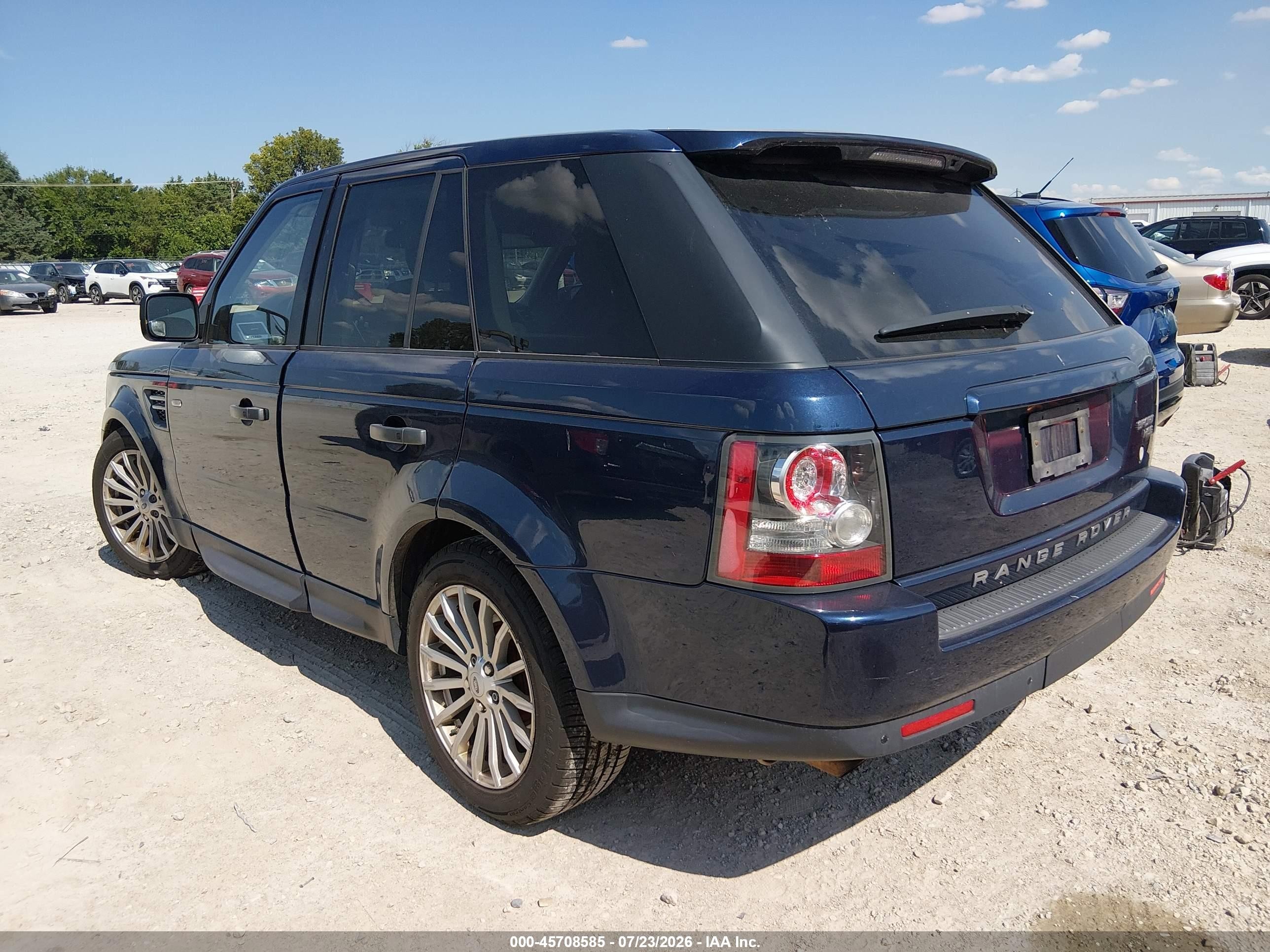 2011 Land Rover Range Rover Sport Hse Navy vin: SALSF2D45BA283226