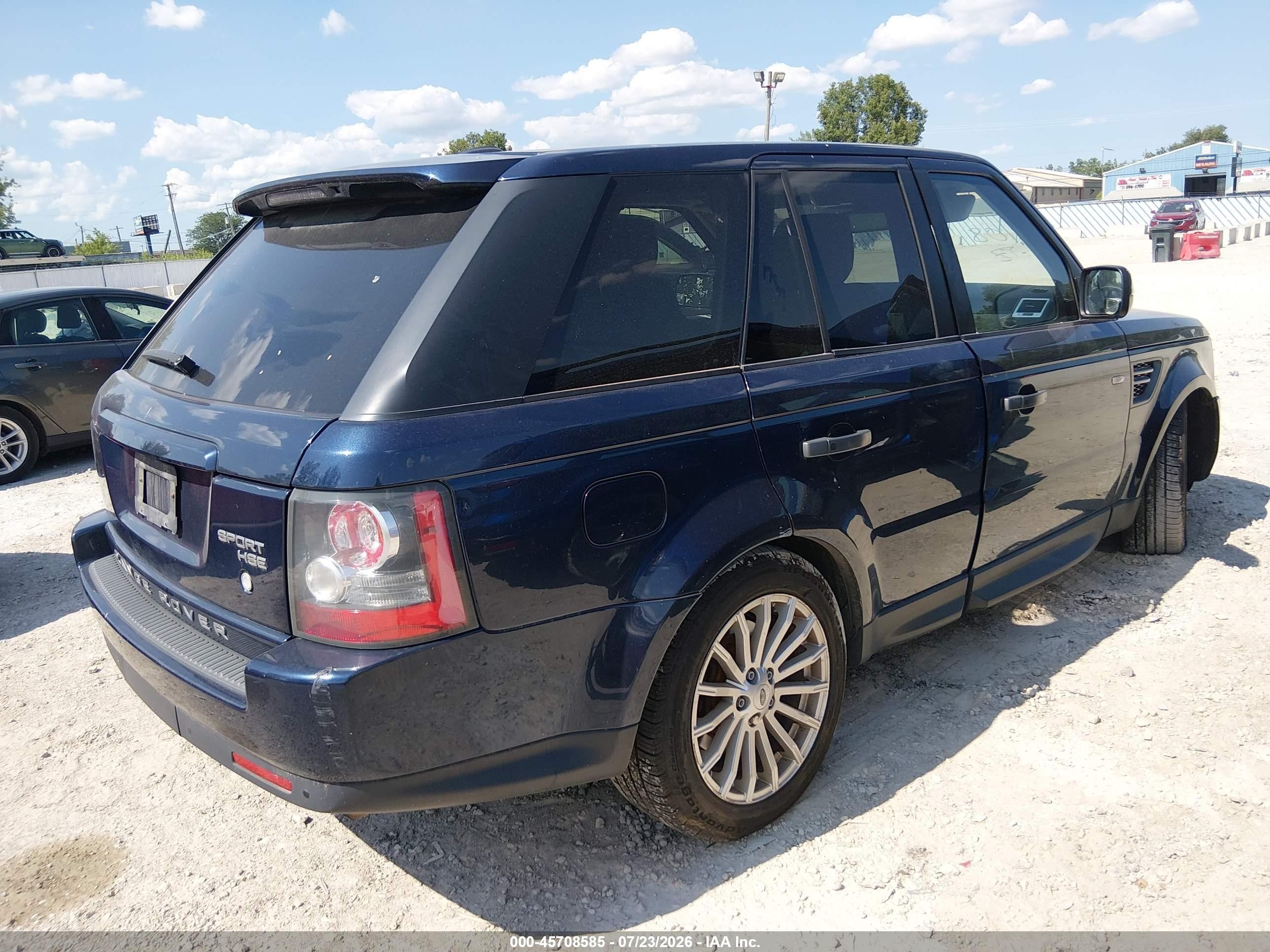 2011 Land Rover Range Rover Sport Hse Navy vin: SALSF2D45BA283226