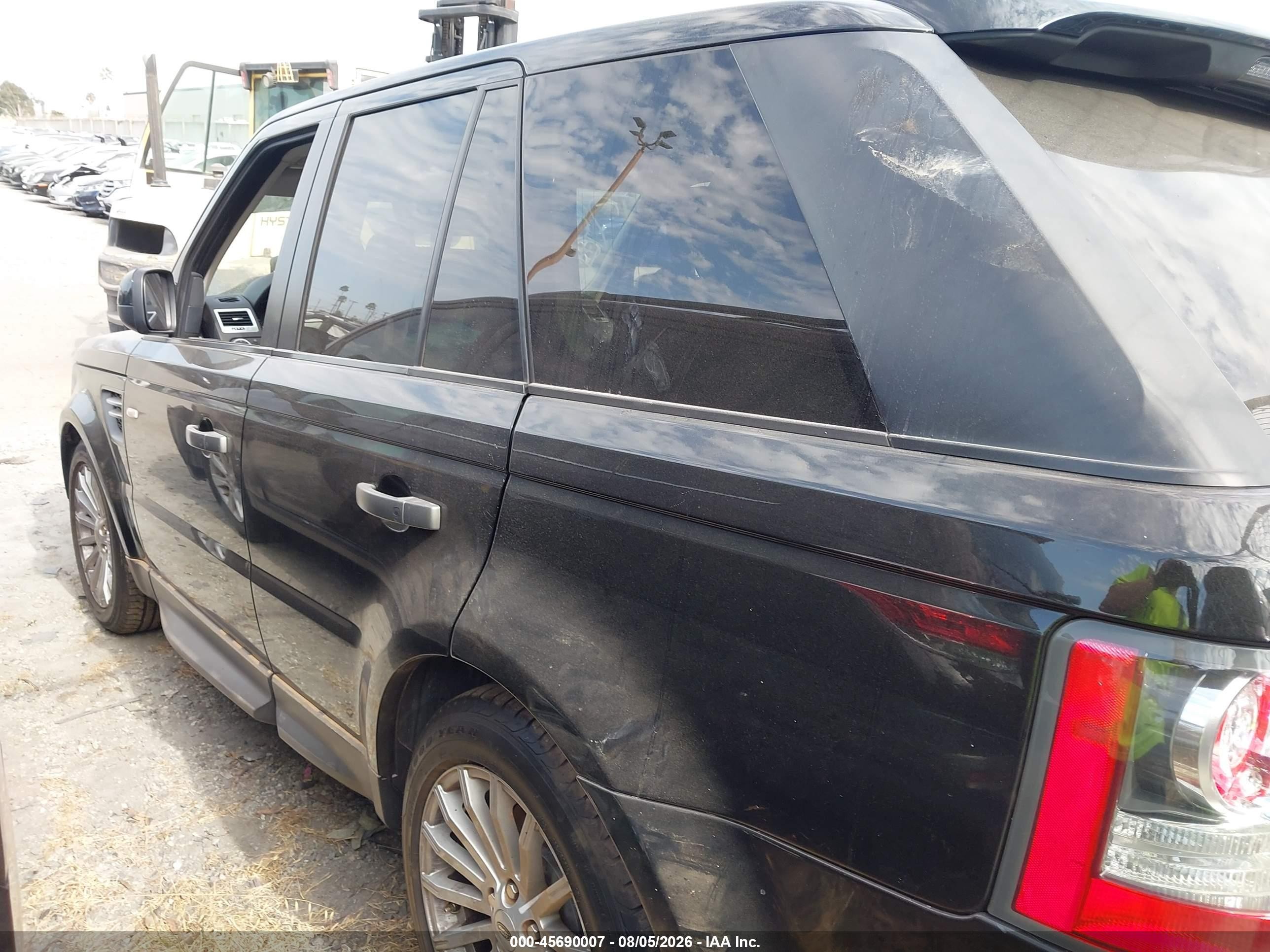 2011 Land Rover Range Rover Sport Hse Black vin: SALSF2D45BA701817