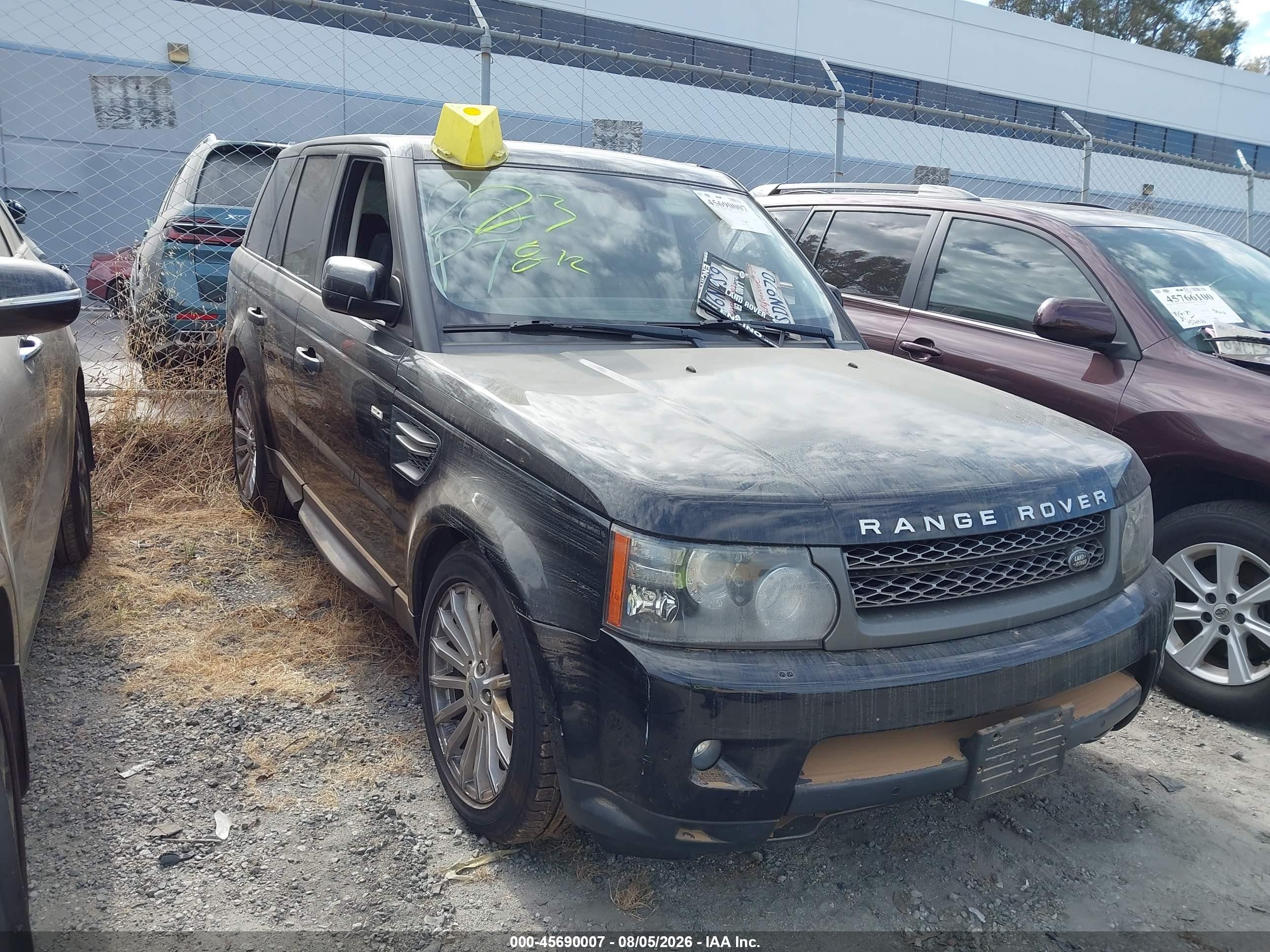 2011 Land Rover Range Rover Sport Hse Черный vin: SALSF2D45BA701817